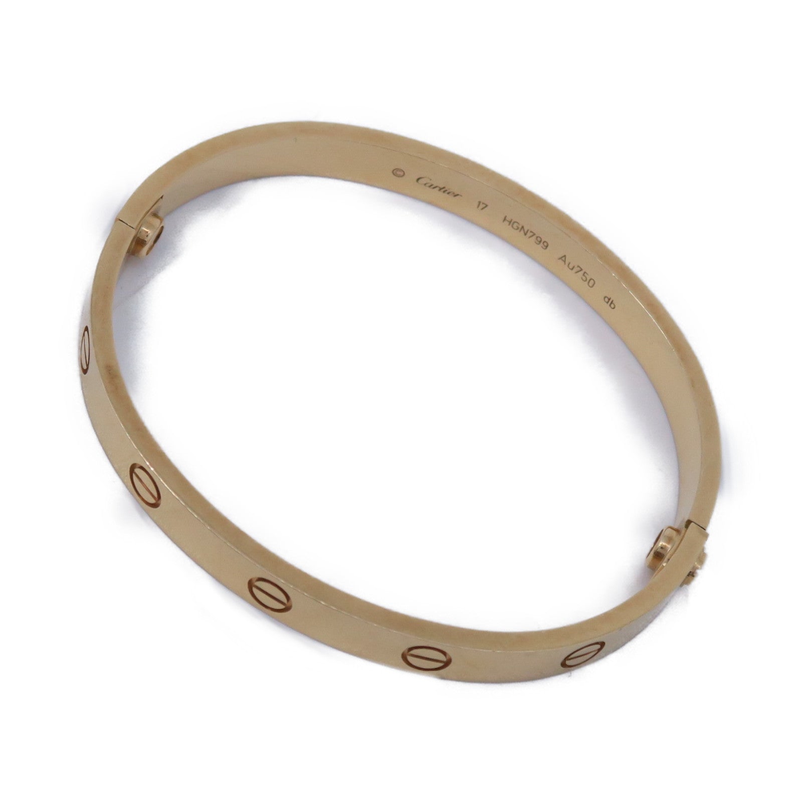 CARTIER 18K金Love Bracelet手鐲#17