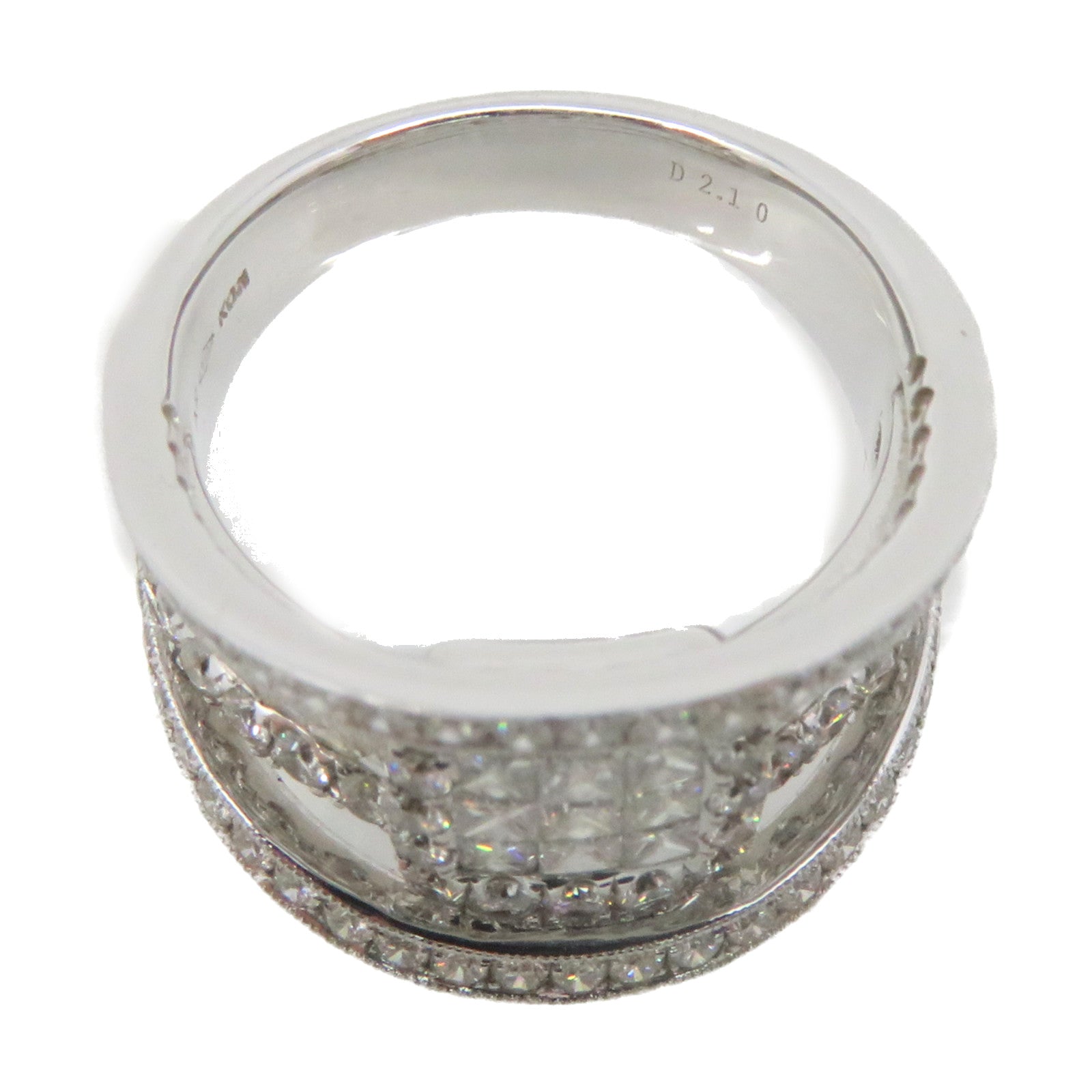 JEWELRY 18K白金/2.10ct鑽石Diamond Ring戒指US#6.5