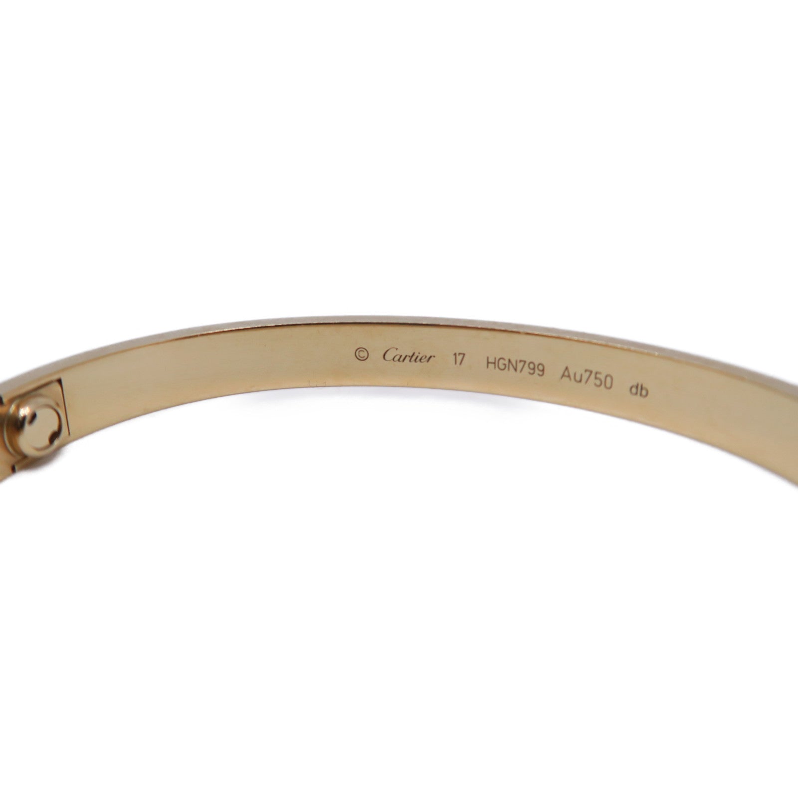 CARTIER 18K金Love Bracelet手鐲#17