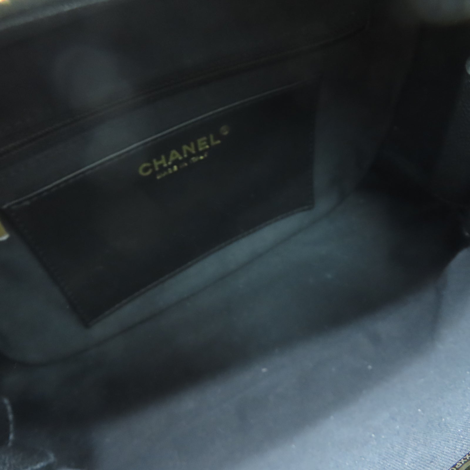 CHANEL 菱格Caviar皮革2 Way Chain Shoulder金扣链带肩背袋黑色
