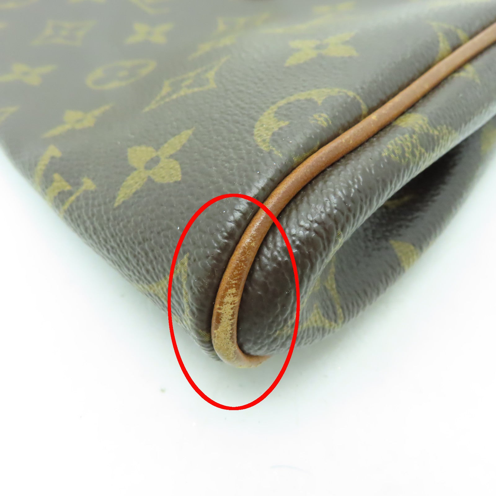 LOUIS VUITTON Monogram Eva金扣手挽肩背兩用袋啡色