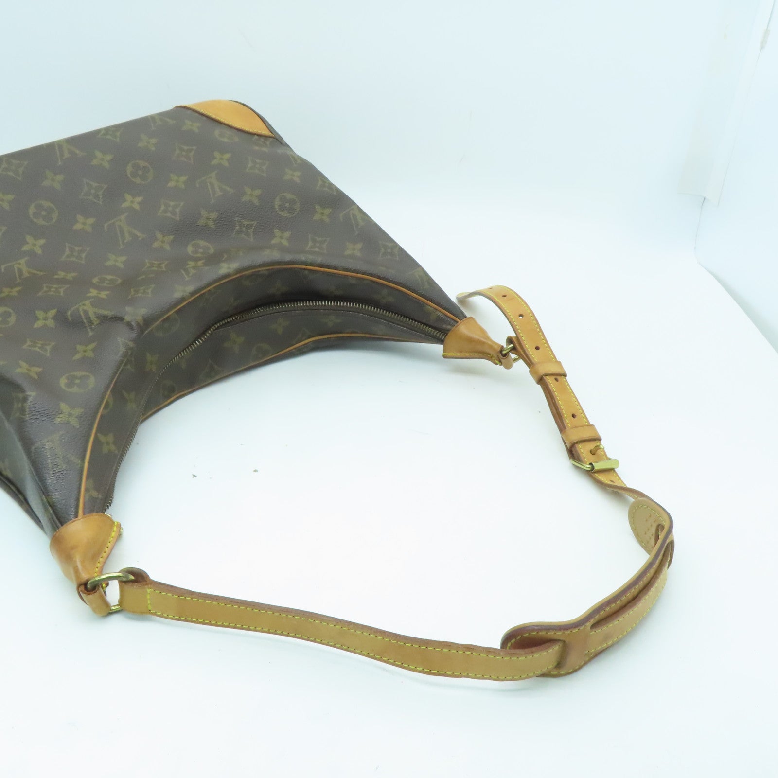 LOUIS VUITTON 【激減優惠】Monogram Bagatelle GM金扣肩背袋啡色