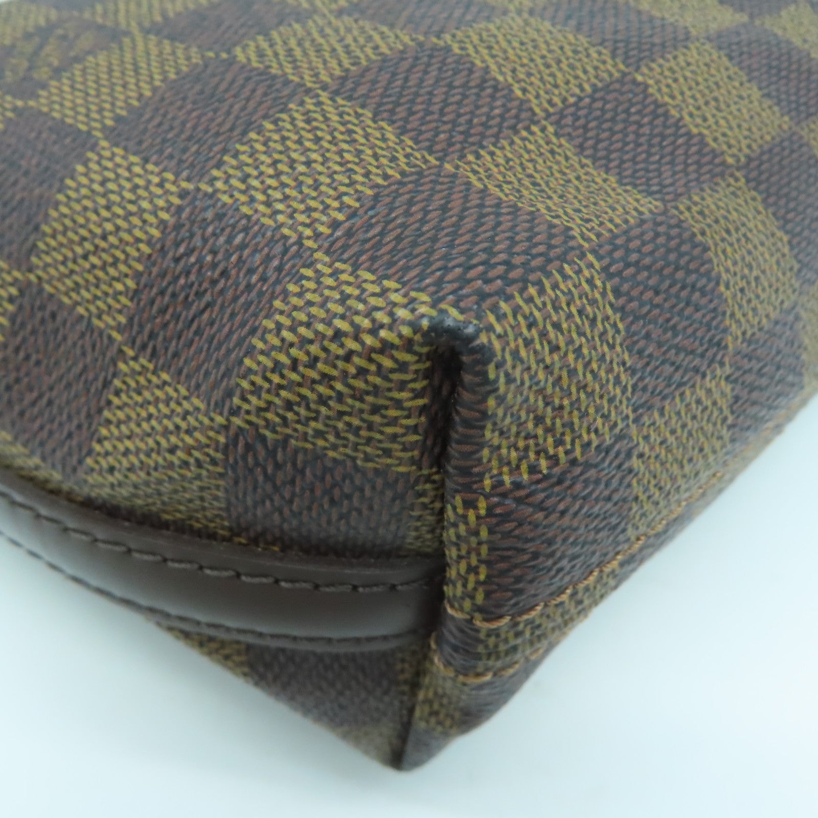 LOUIS VUITTON Damier Illovo PM金扣肩背袋啡色