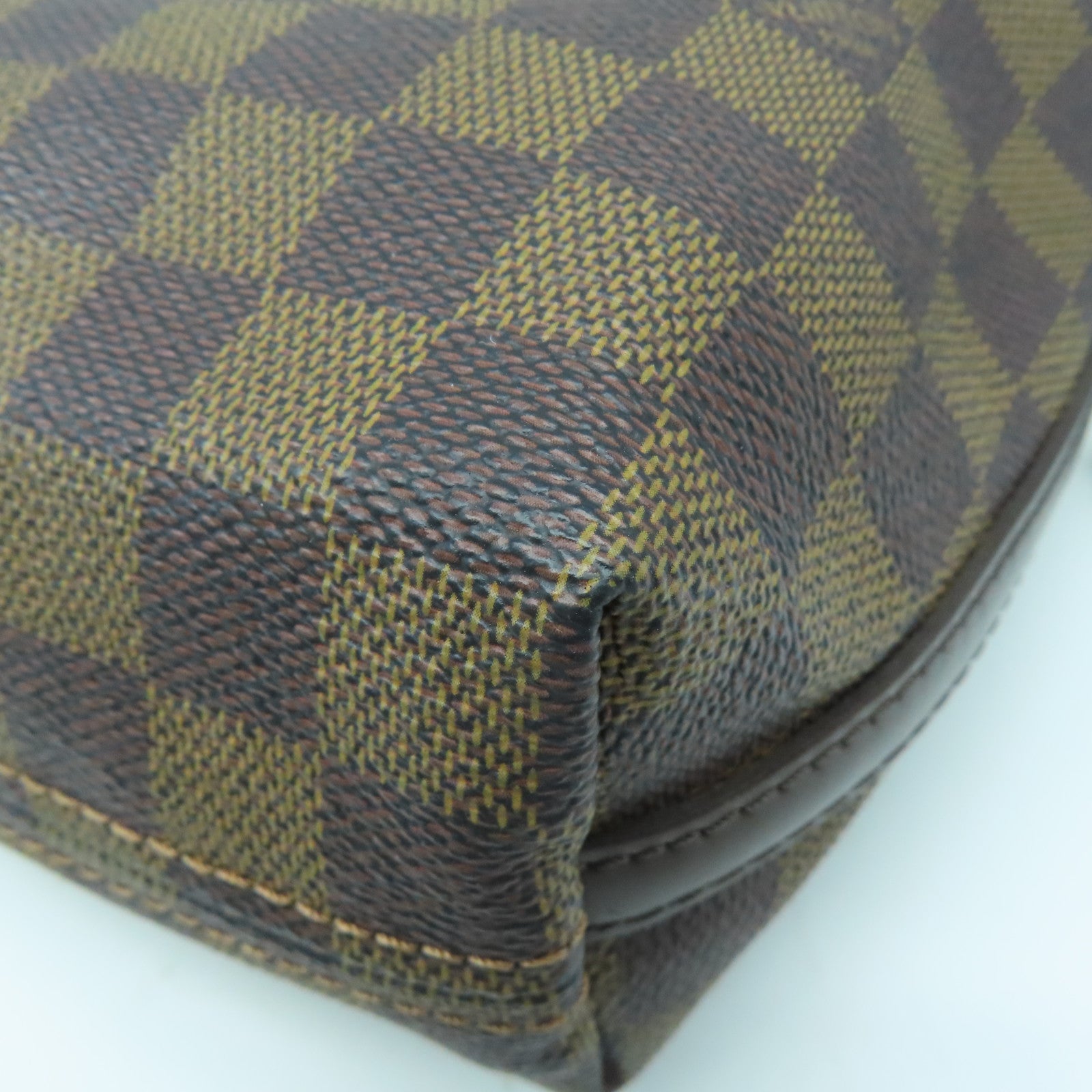LOUIS VUITTON Damier Illovo PM金扣肩背袋啡色
