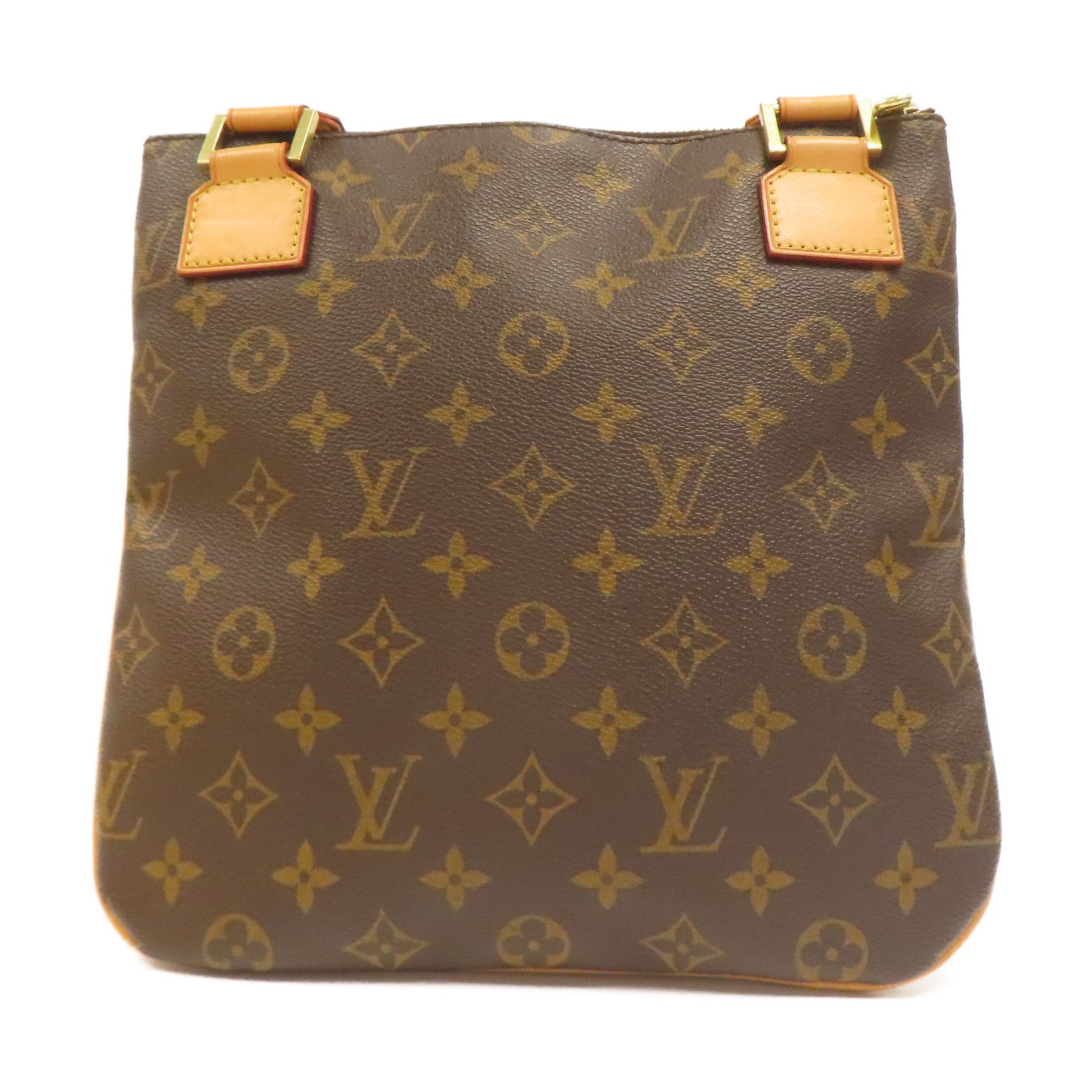 LOUIS VUITTON Monogram Pochette Bosphore金扣肩背袋啡色
