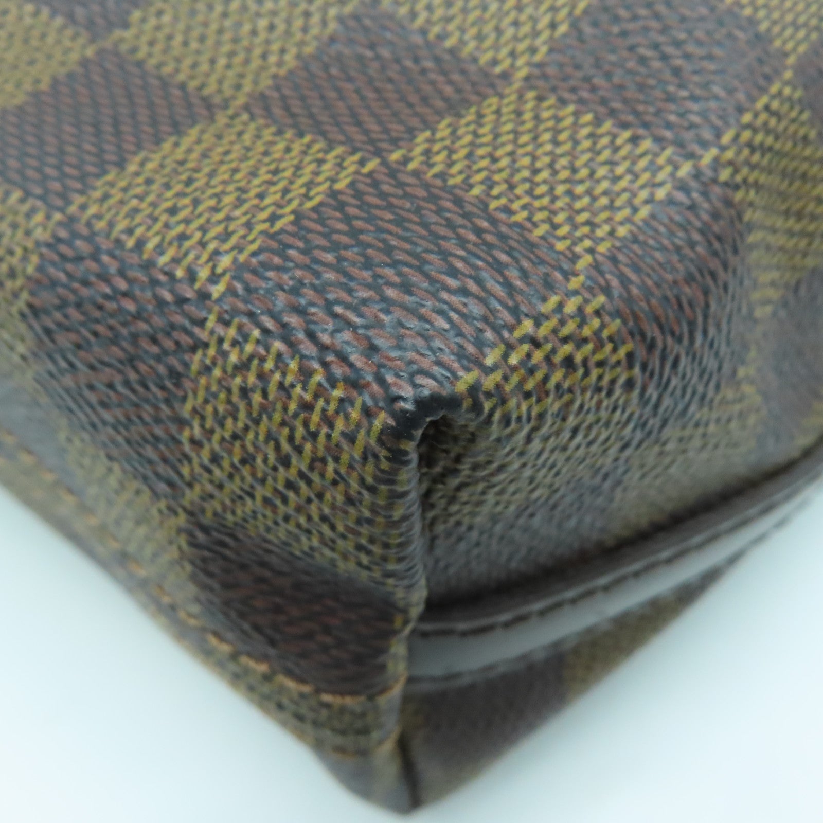 LOUIS VUITTON Damier Illovo PM金扣肩背袋啡色