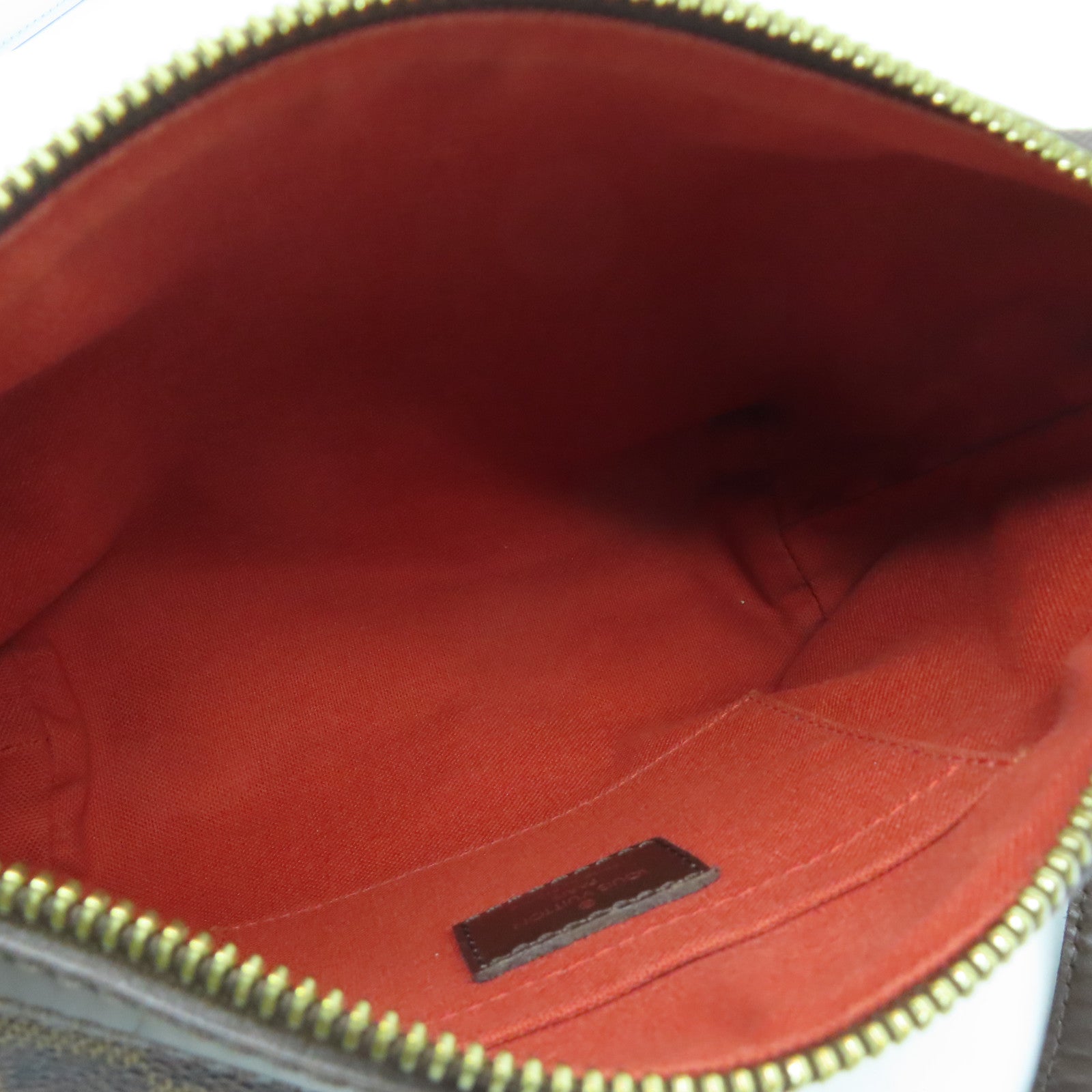 LOUIS VUITTON Damier Illovo PM金扣肩背袋啡色