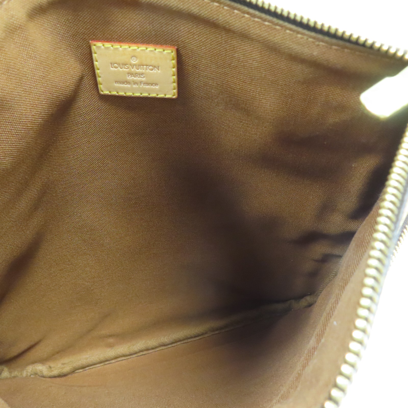 LOUIS VUITTON Monogram Pochette Bosphore金扣肩背袋啡色