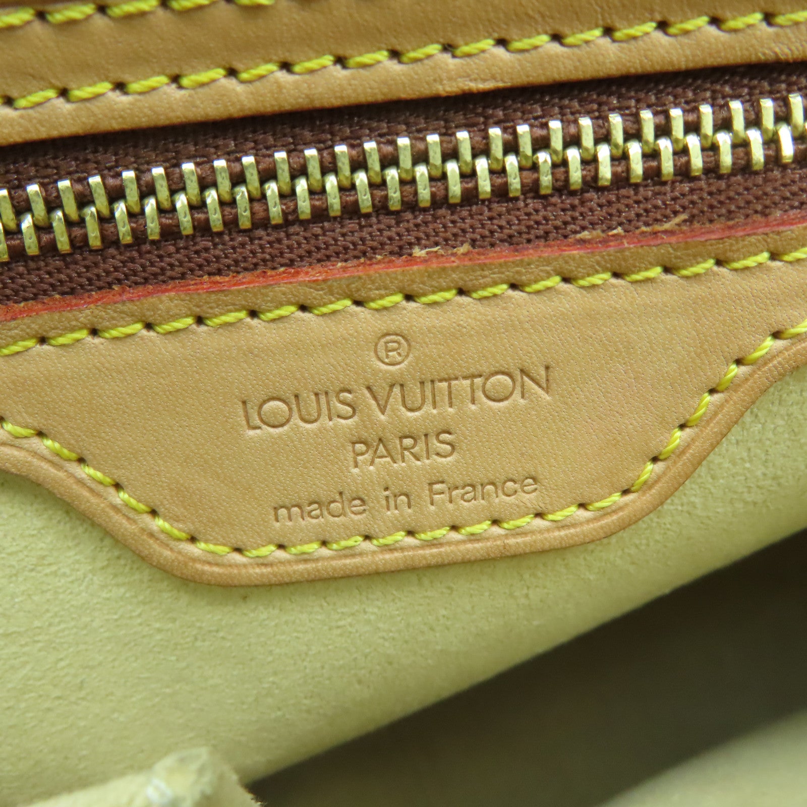 LOUIS VUITTON Monogram Looping MM金扣肩背袋啡色