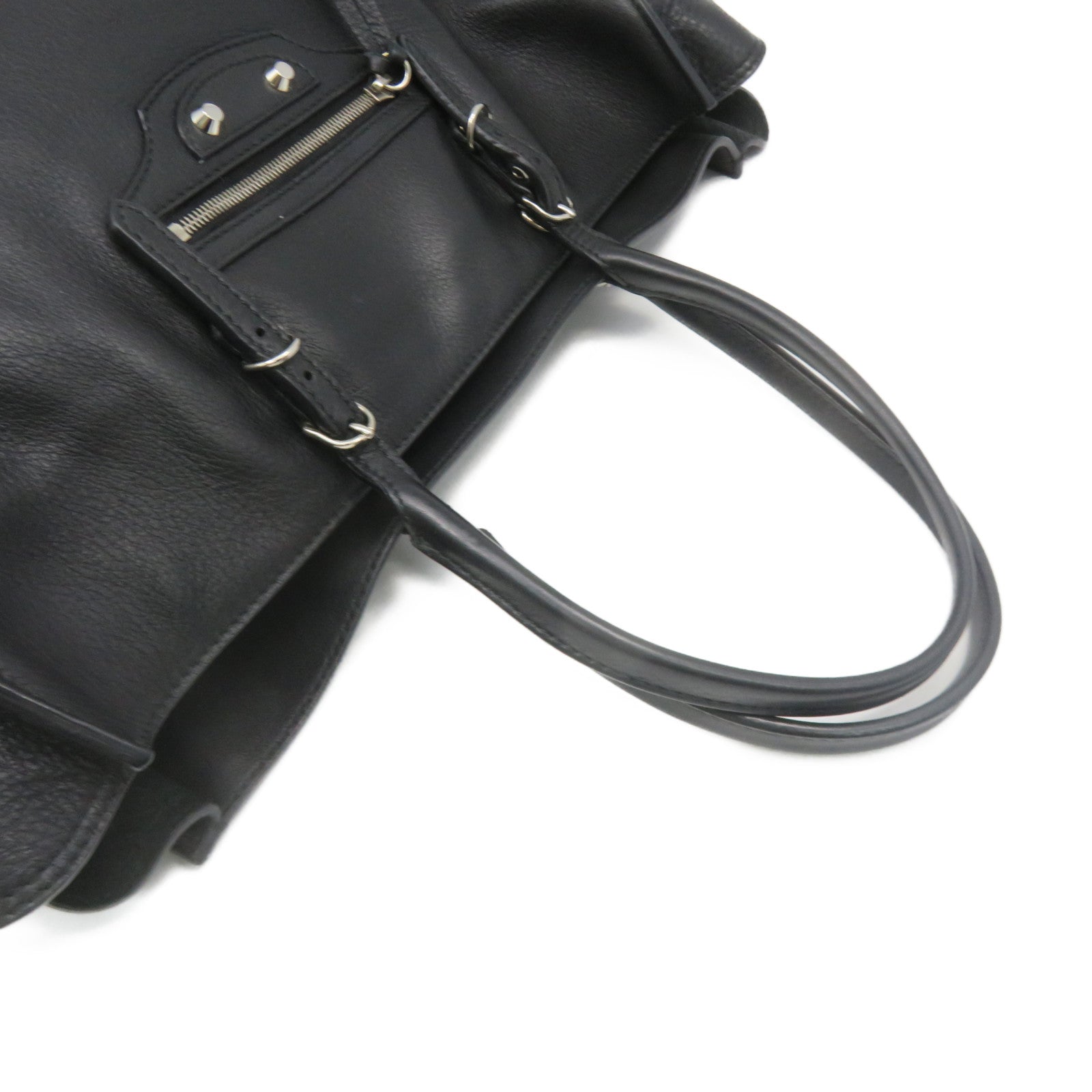 BALENCIAGA 【激減優惠】牛皮皮革Papier B4 Zip Shoulder Bag肩背袋黑色