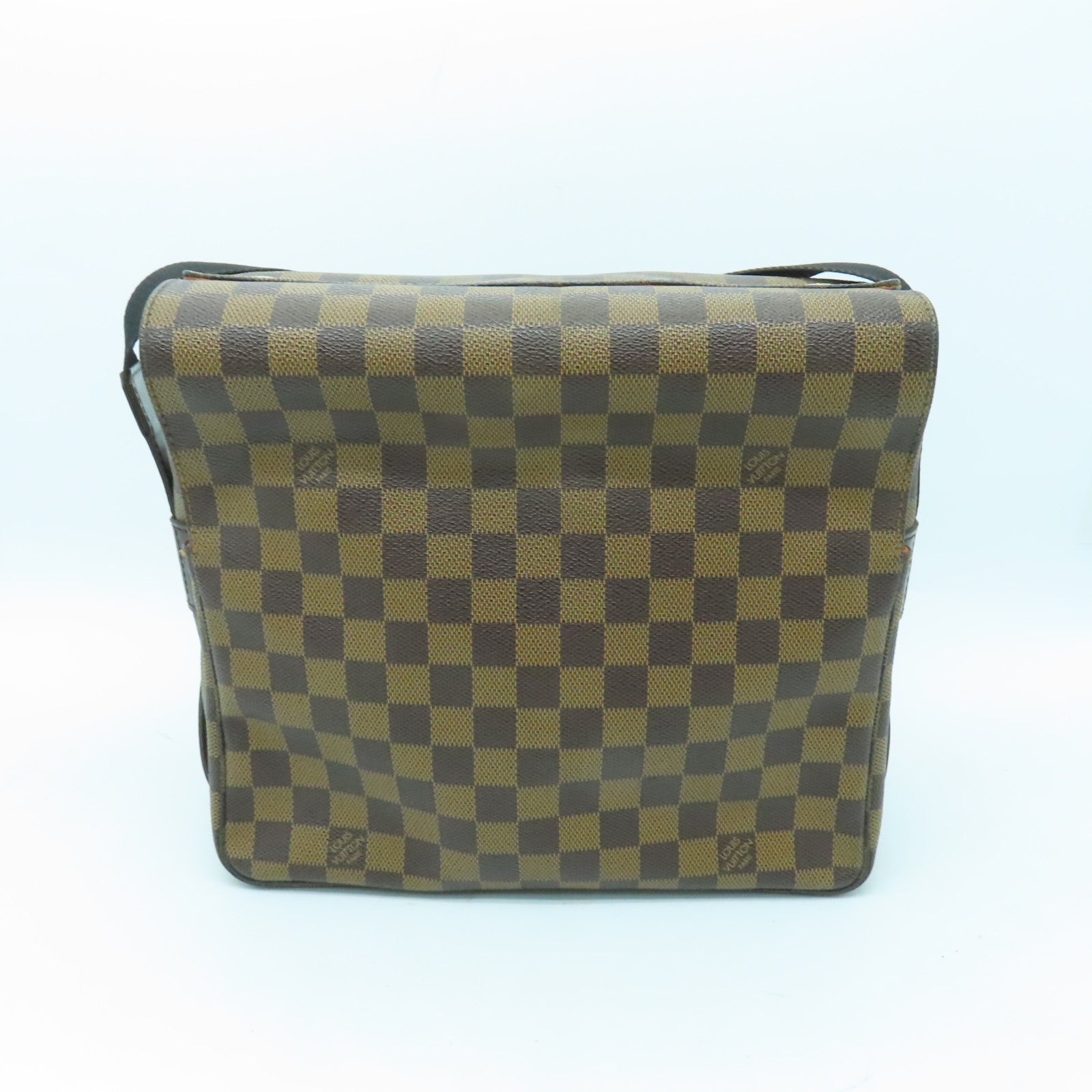 LOUIS VUITTON 【激減優惠】Damier Naviglio金扣肩背袋啡色