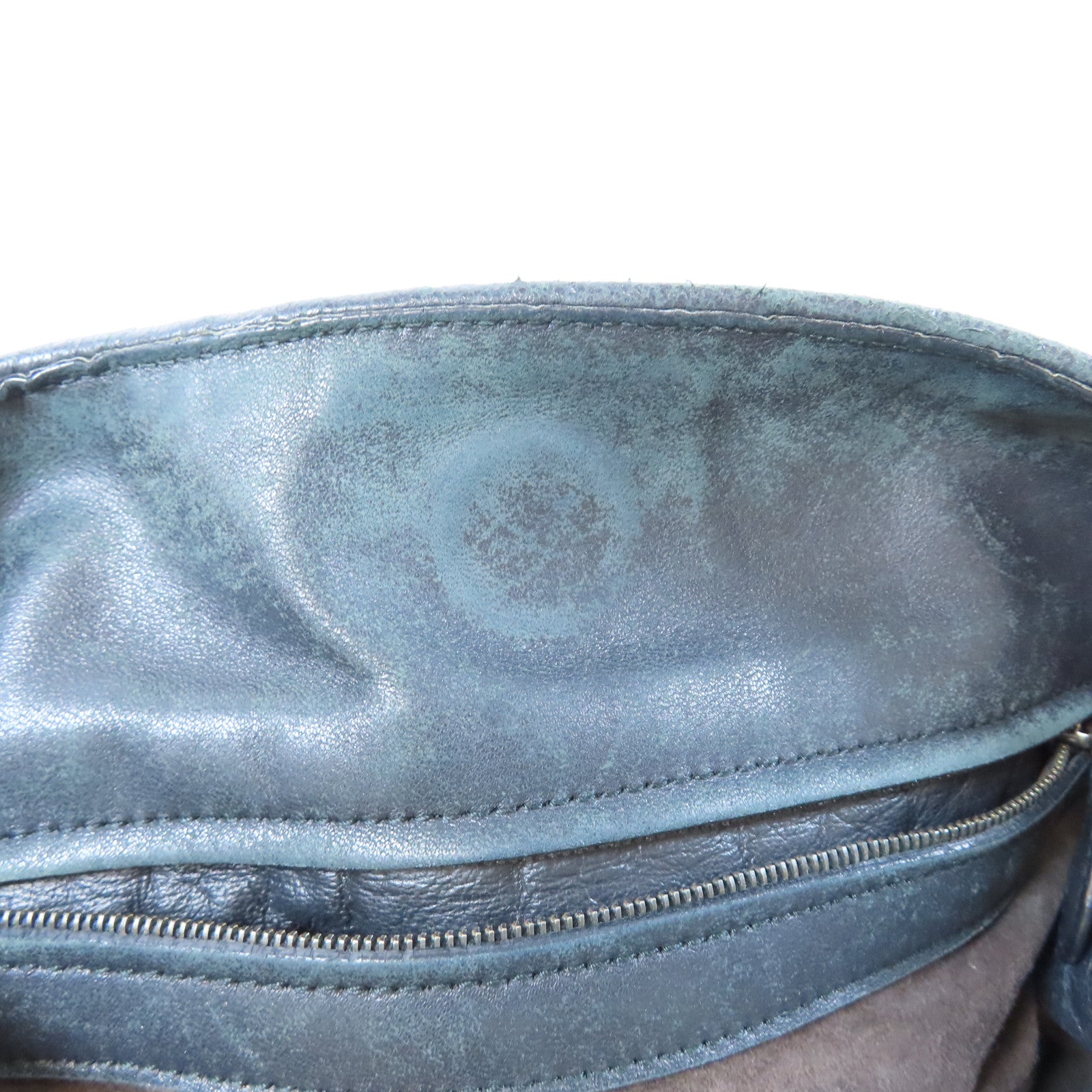 BOTTEGA VENETA 織紋皮革Shoulder Bag銀扣肩背袋黑色