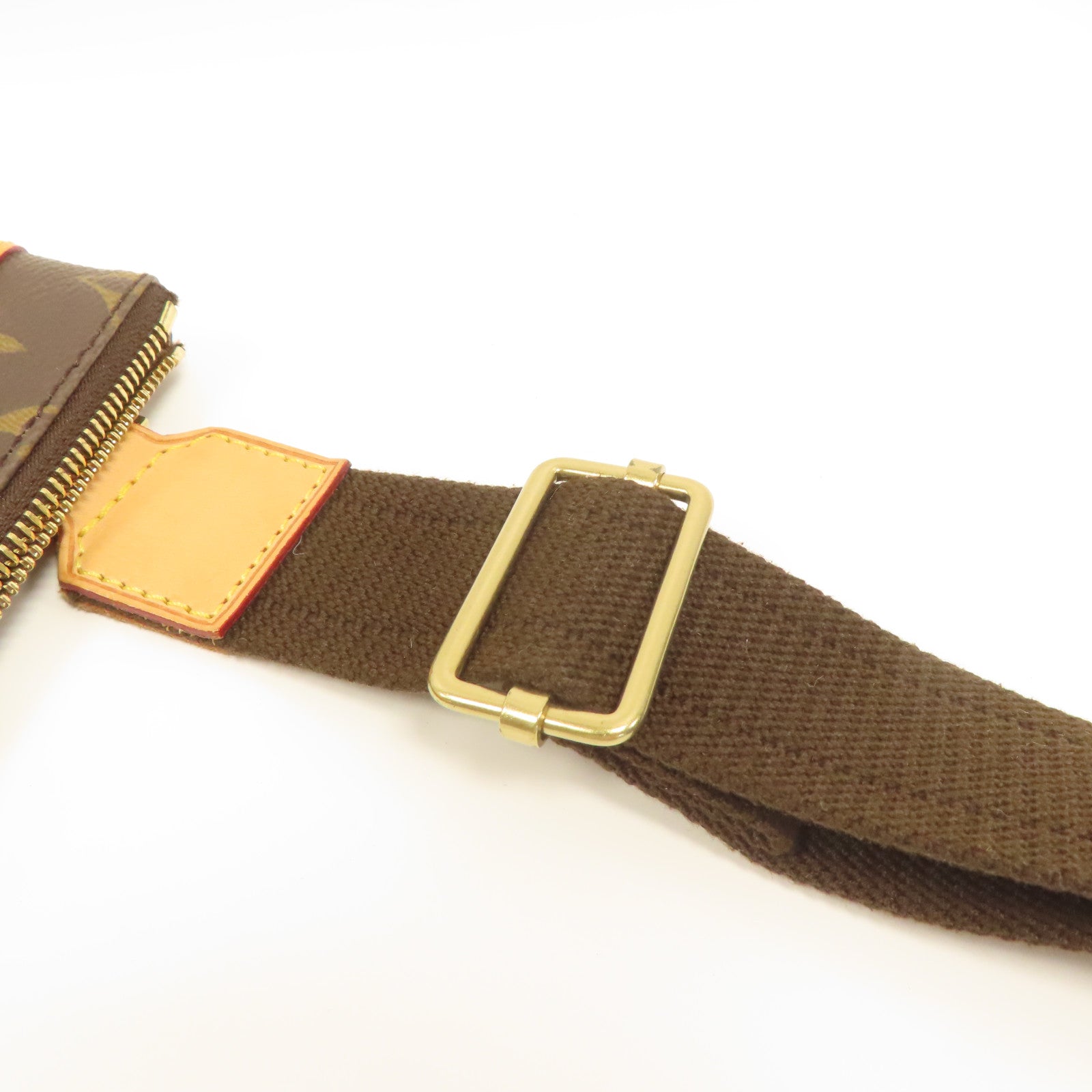 LOUIS VUITTON Monogram Pochette Bosphore金扣肩背袋啡色