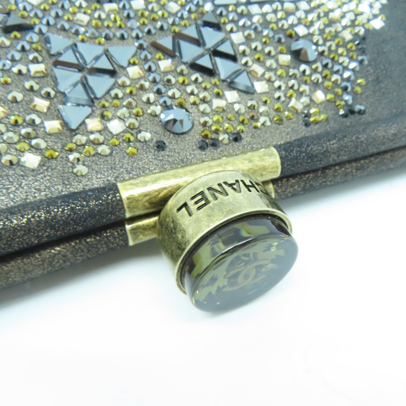 CHANEL 【激減優惠】Clutch with Chain金扣鏈帶肩背袋黑色