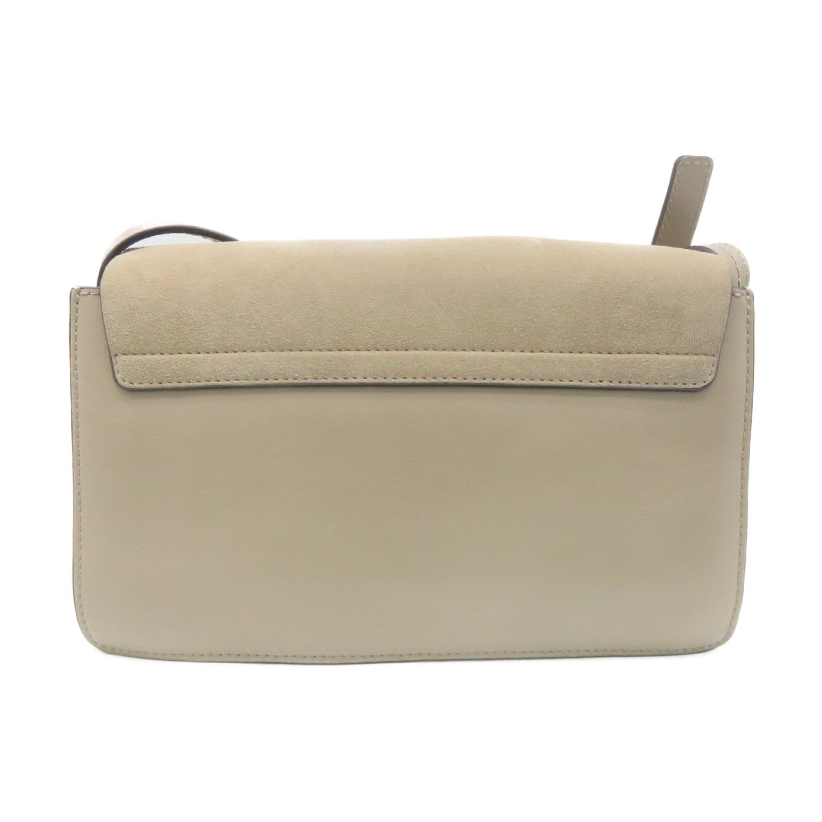 Chloe 牛皮皮革Shoulder Bag金扣链带肩背袋灰色