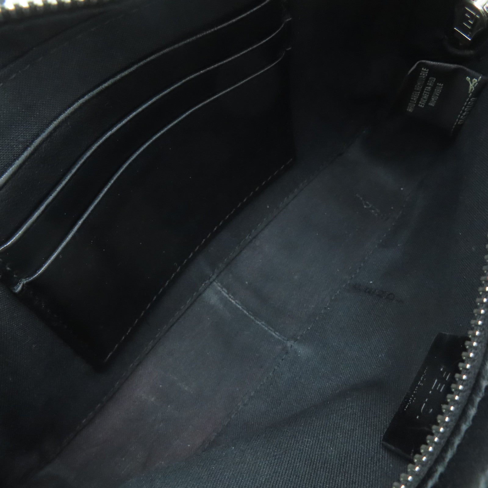 FENDI 塗層帆布Shoulder Bag銀扣肩背袋棕色