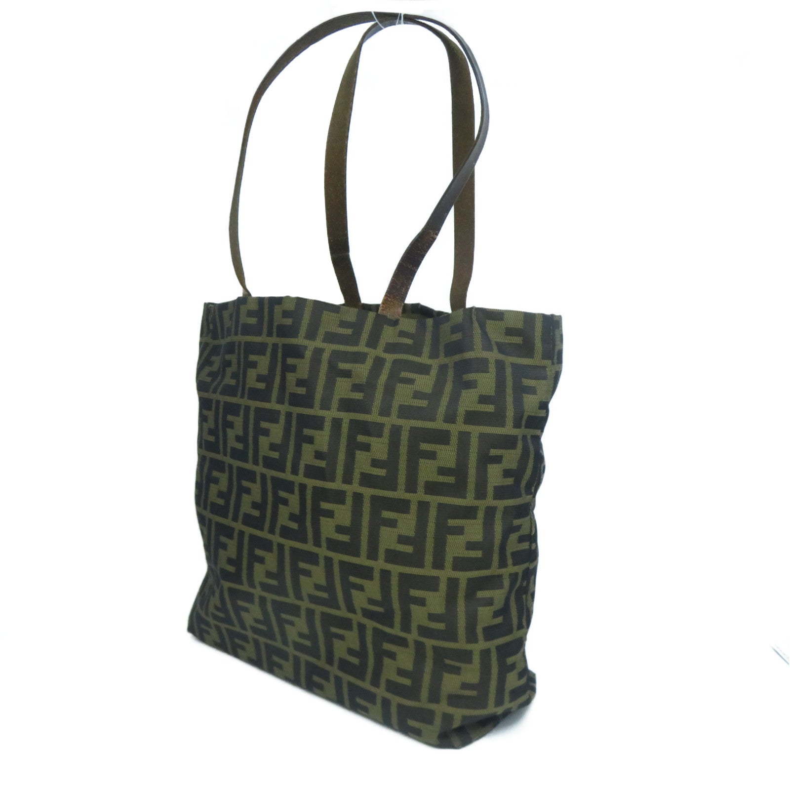 FENDI 帆布Tote Bag肩背袋啡色