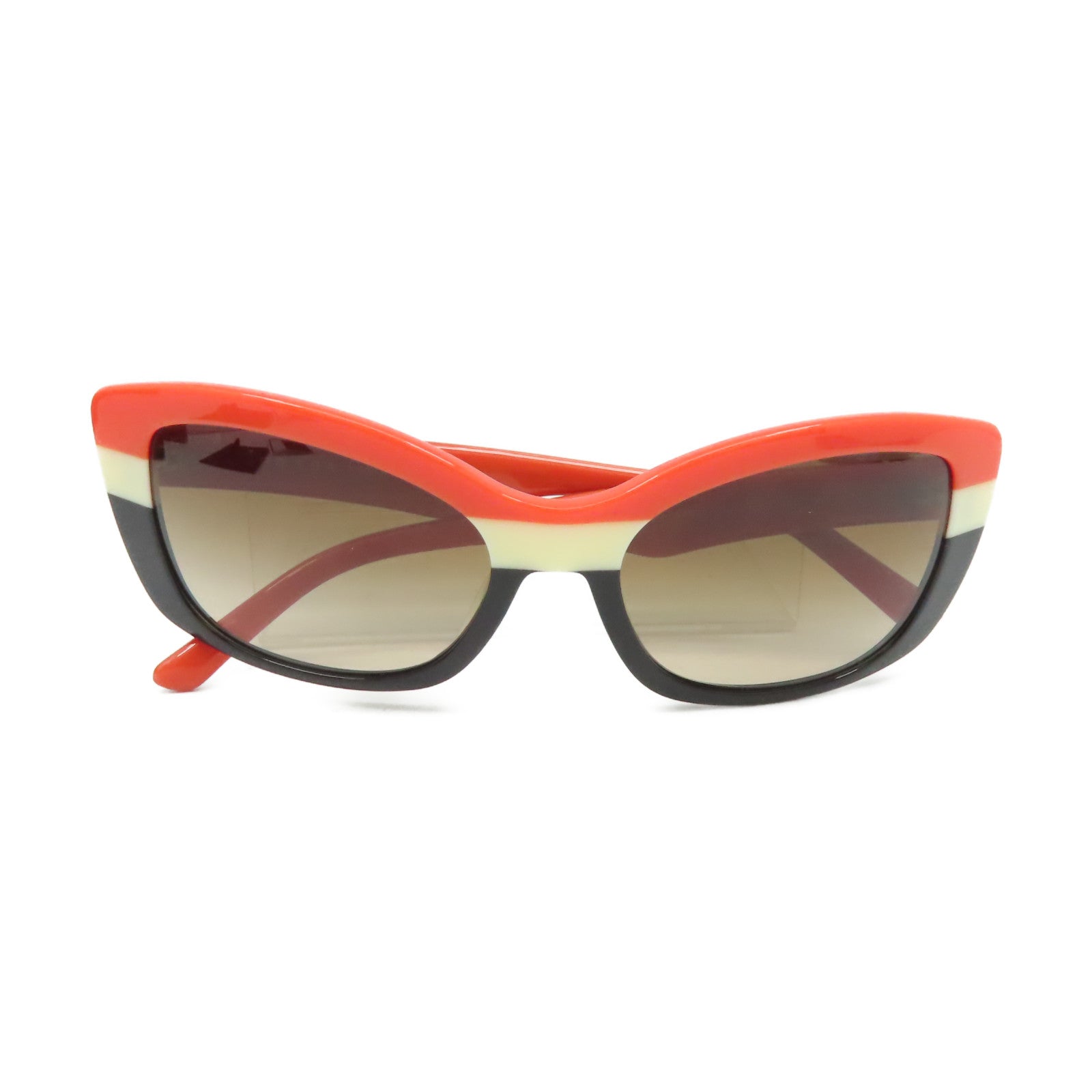 PRADA PVC Sunglasses太陽眼鏡黑色/橙色/杏色