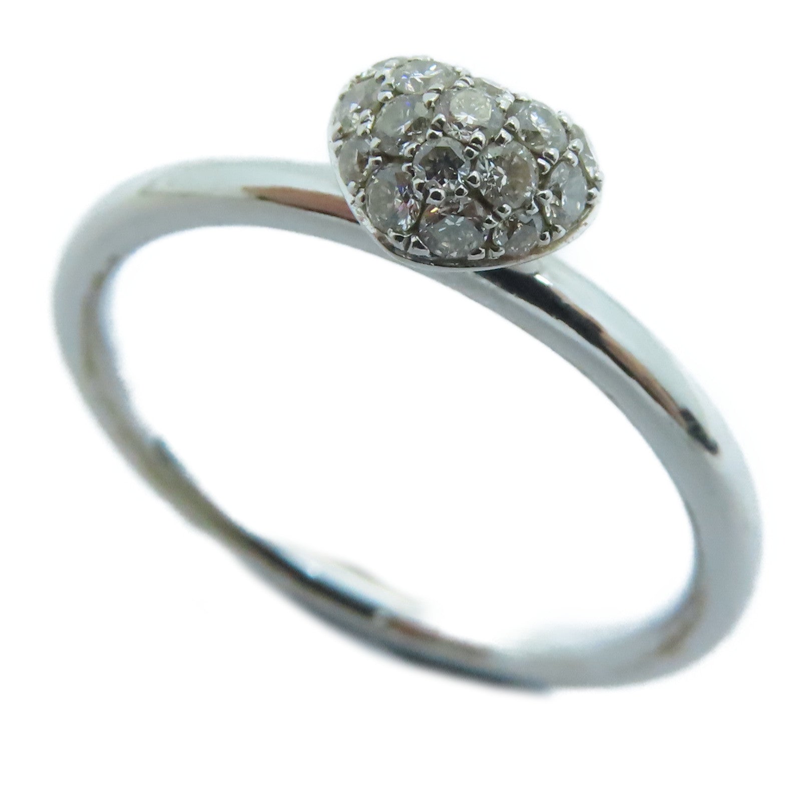 JEWELRY 18K白金Diamond Ring钻石戒指US#6.5