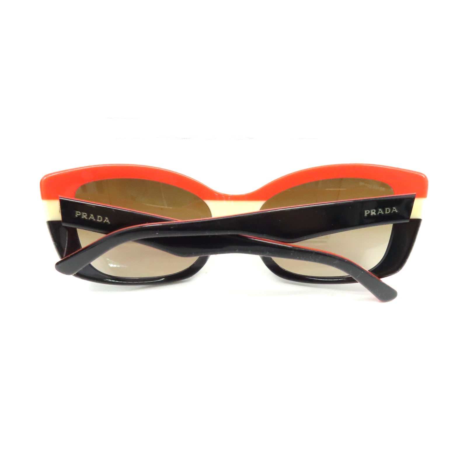PRADA PVC Sunglasses太陽眼鏡黑色/橙色/杏色