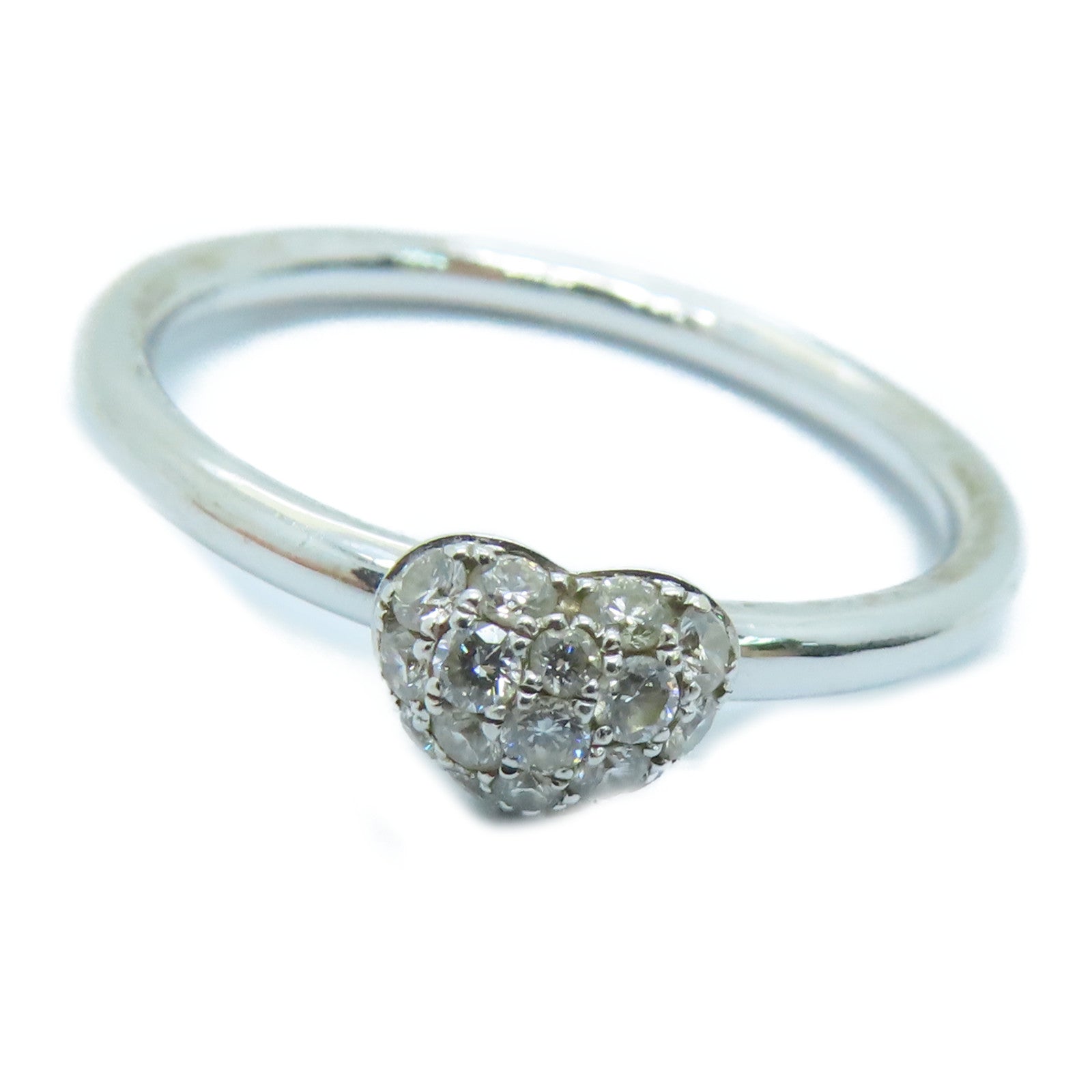 JEWELRY 18K白金Diamond Ring钻石戒指US#6.5