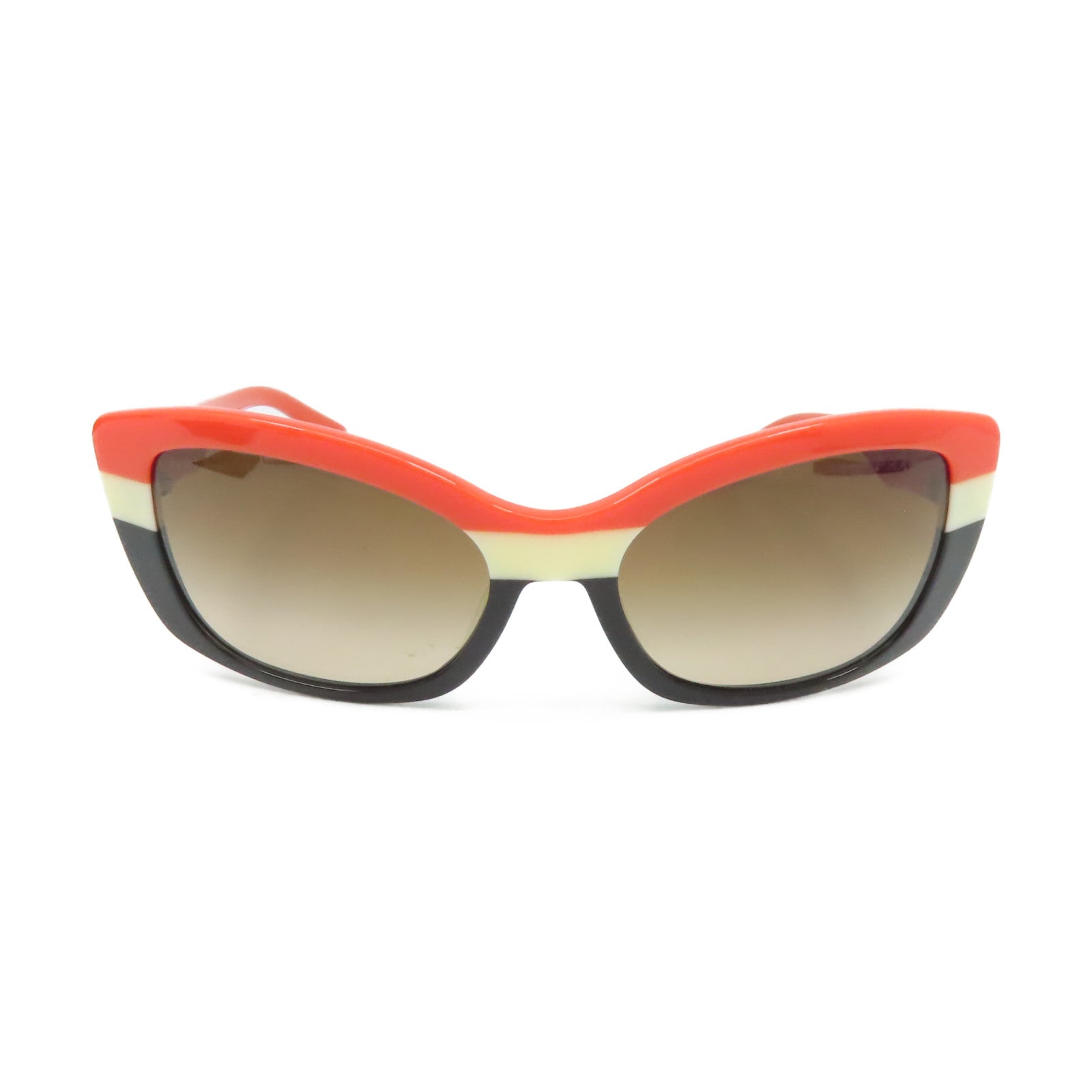 PRADA PVC Sunglasses太陽眼鏡黑色/橙色/杏色