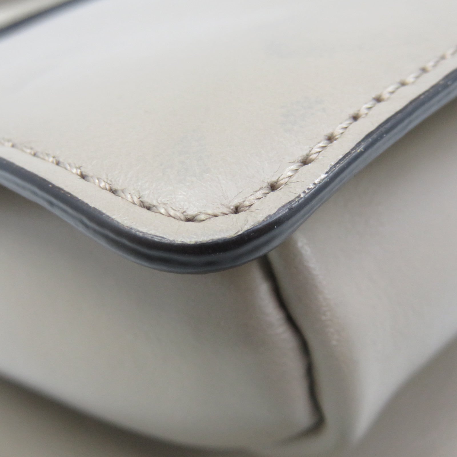 Chloe 牛皮皮革Shoulder Bag金扣链带肩背袋灰色