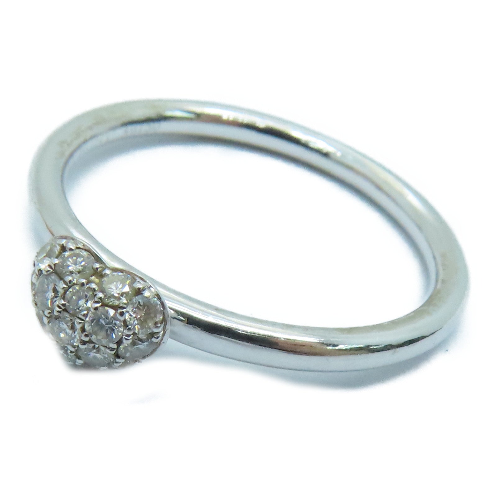 JEWELRY 18K白金Diamond Ring钻石戒指US#6.5