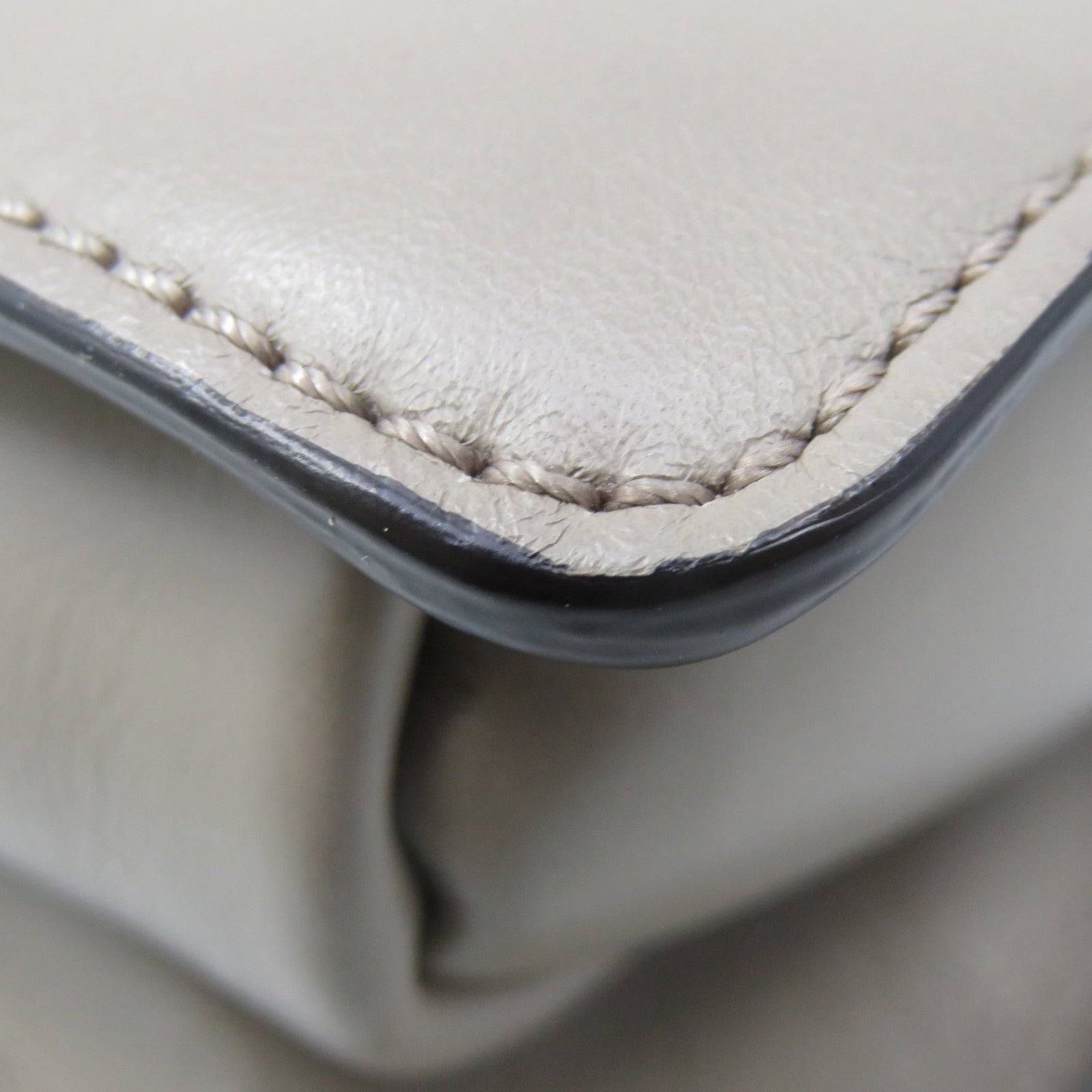 Chloe 牛皮皮革Shoulder Bag金扣链带肩背袋灰色