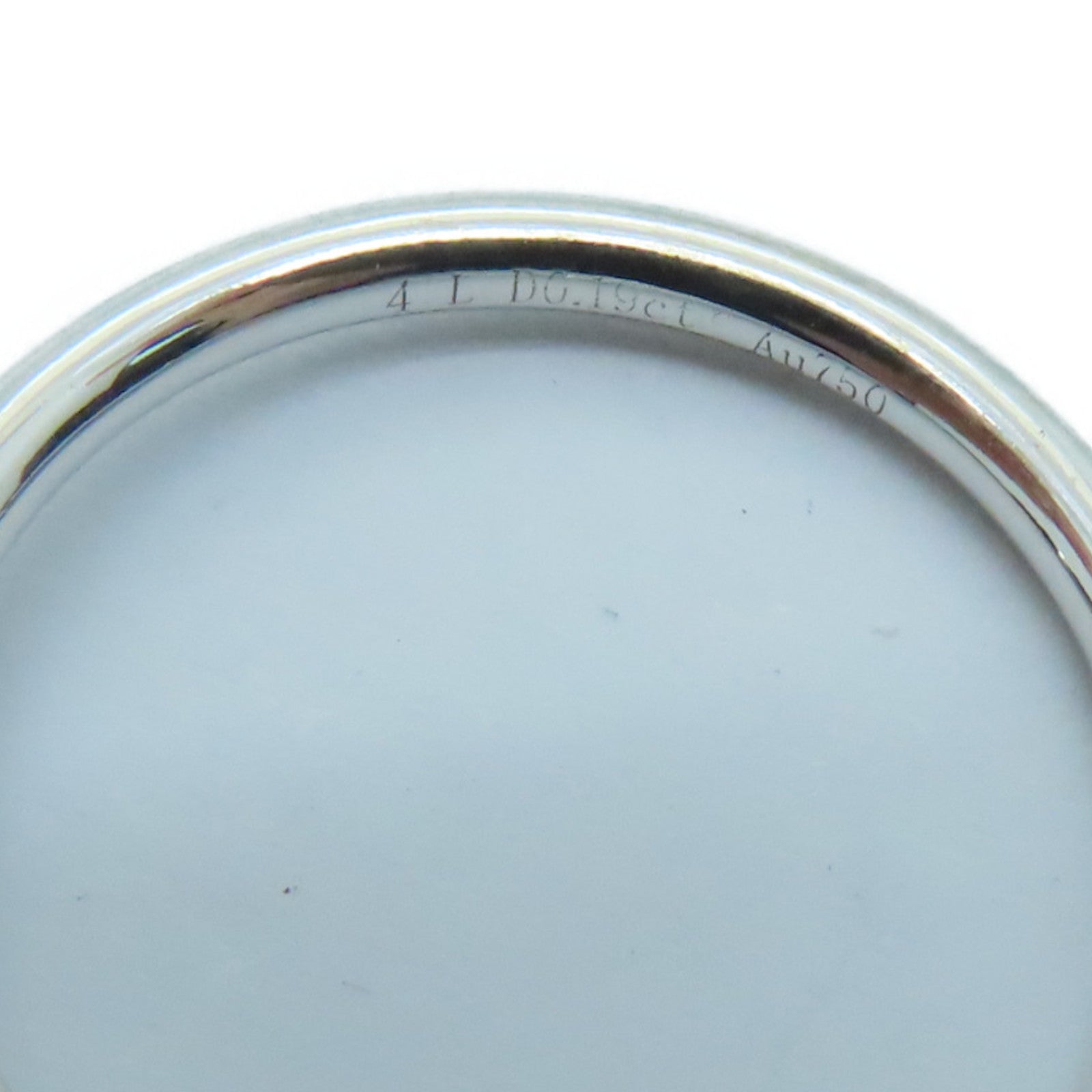 JEWELRY 18K白金Diamond Ring钻石戒指US#6.5