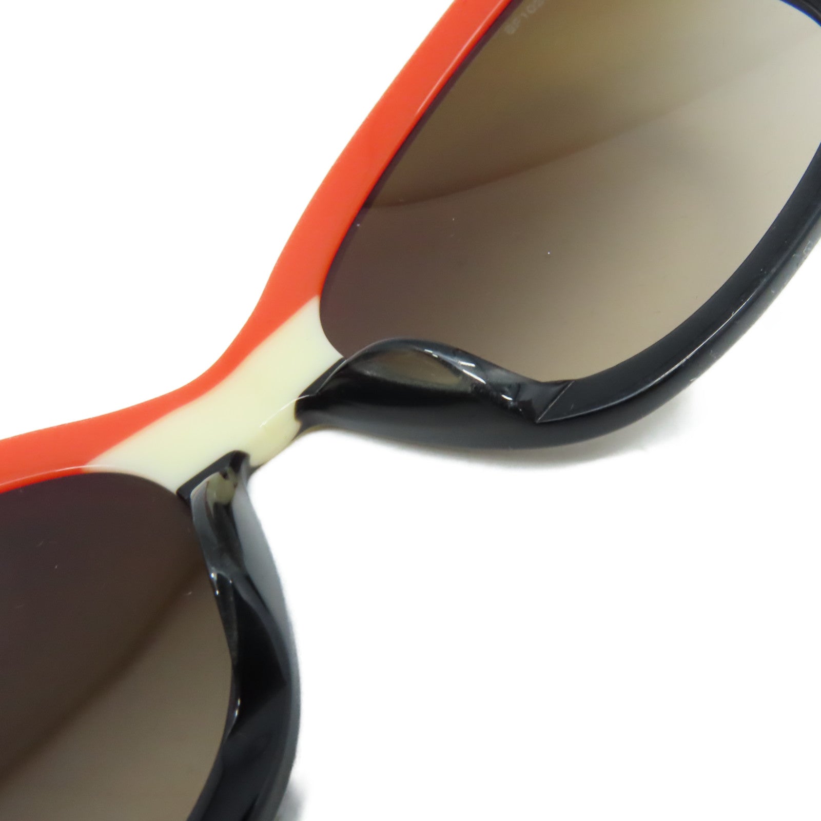 PRADA PVC Sunglasses太陽眼鏡黑色/橙色/杏色