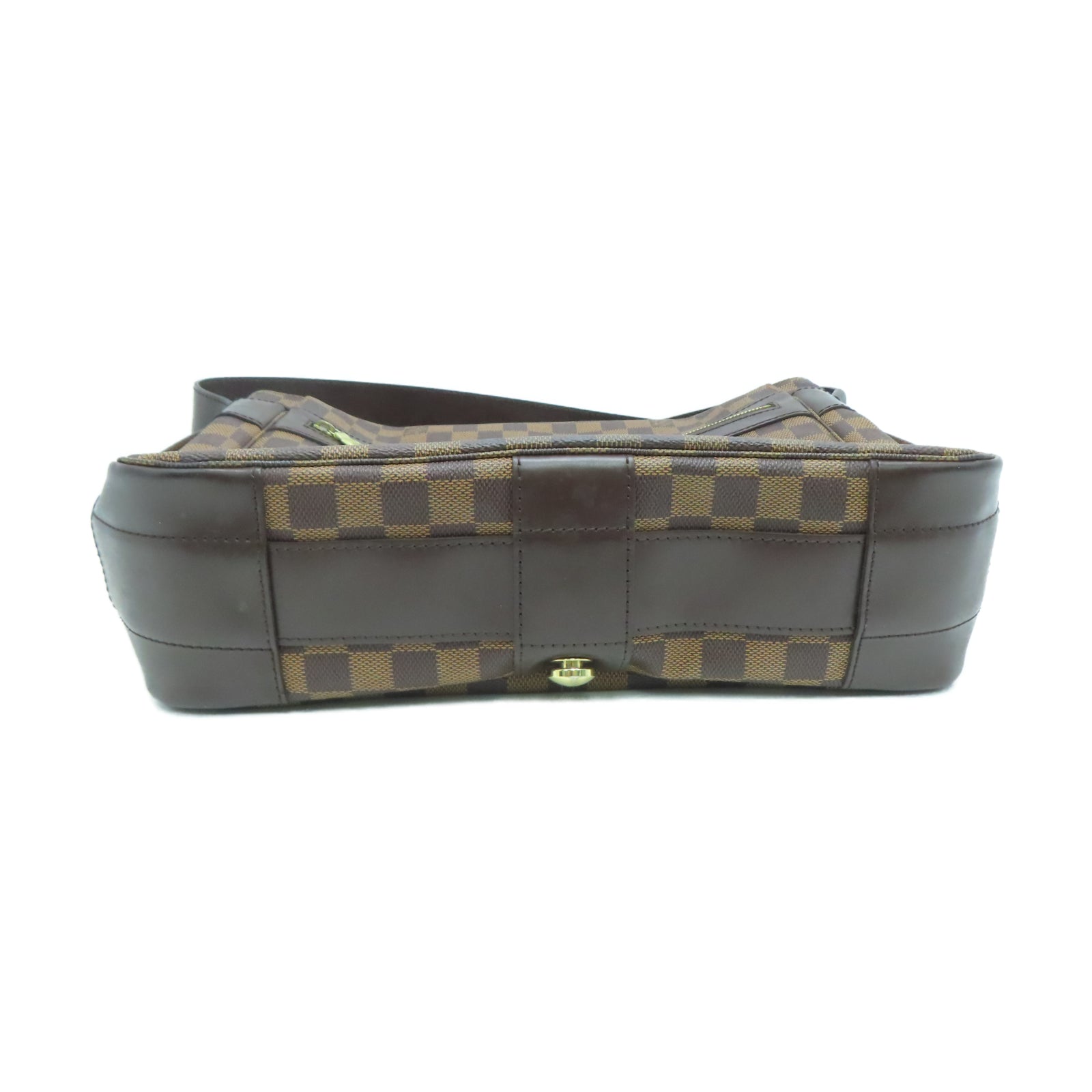 LOUIS VUITTON Damier Bastille金扣肩背袋啡色