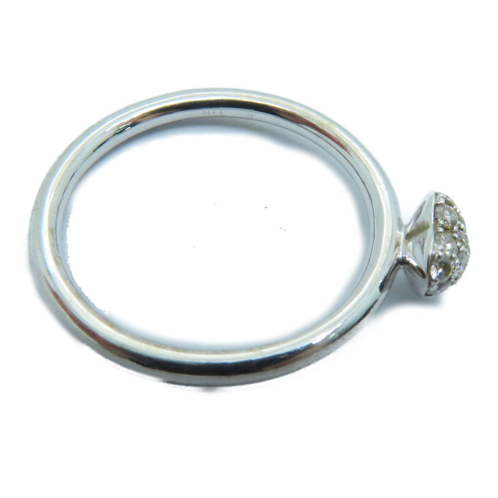 JEWELRY 18K白金Diamond Ring钻石戒指US#6.5