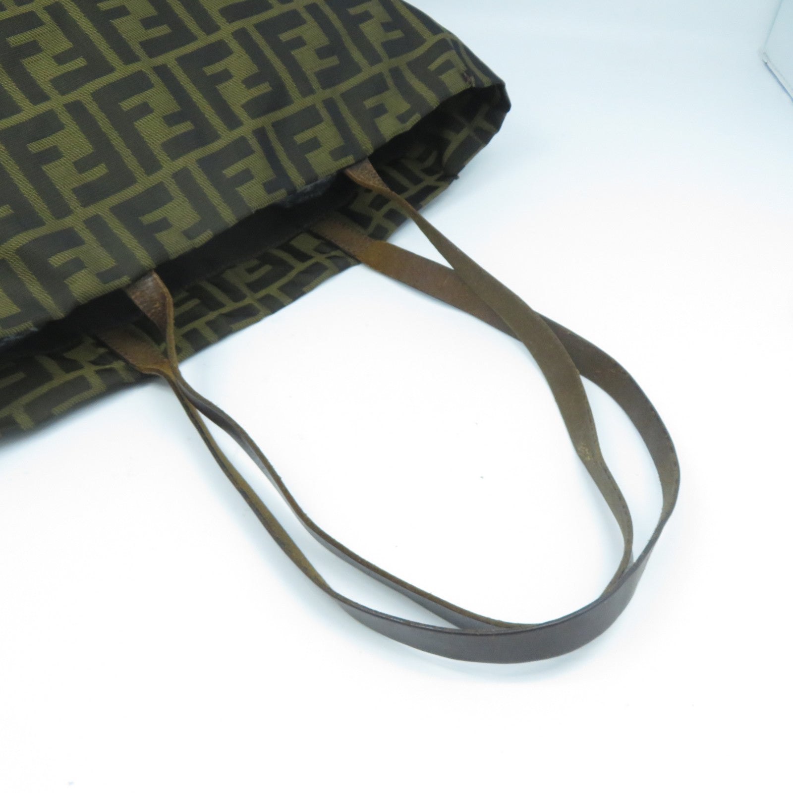FENDI 帆布Tote Bag肩背袋啡色