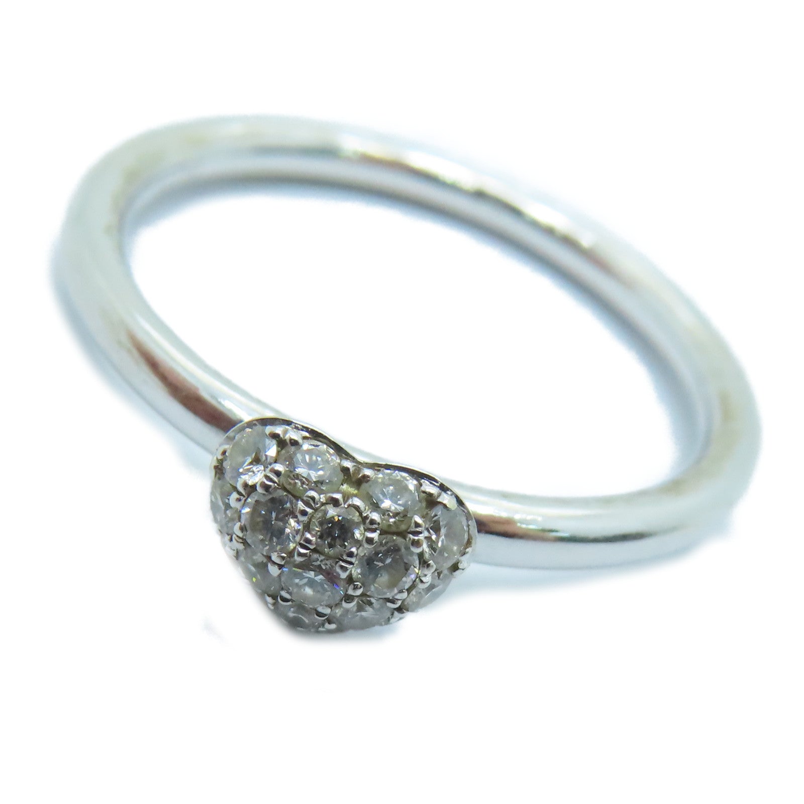 JEWELRY 18K白金Diamond Ring钻石戒指US#6.5
