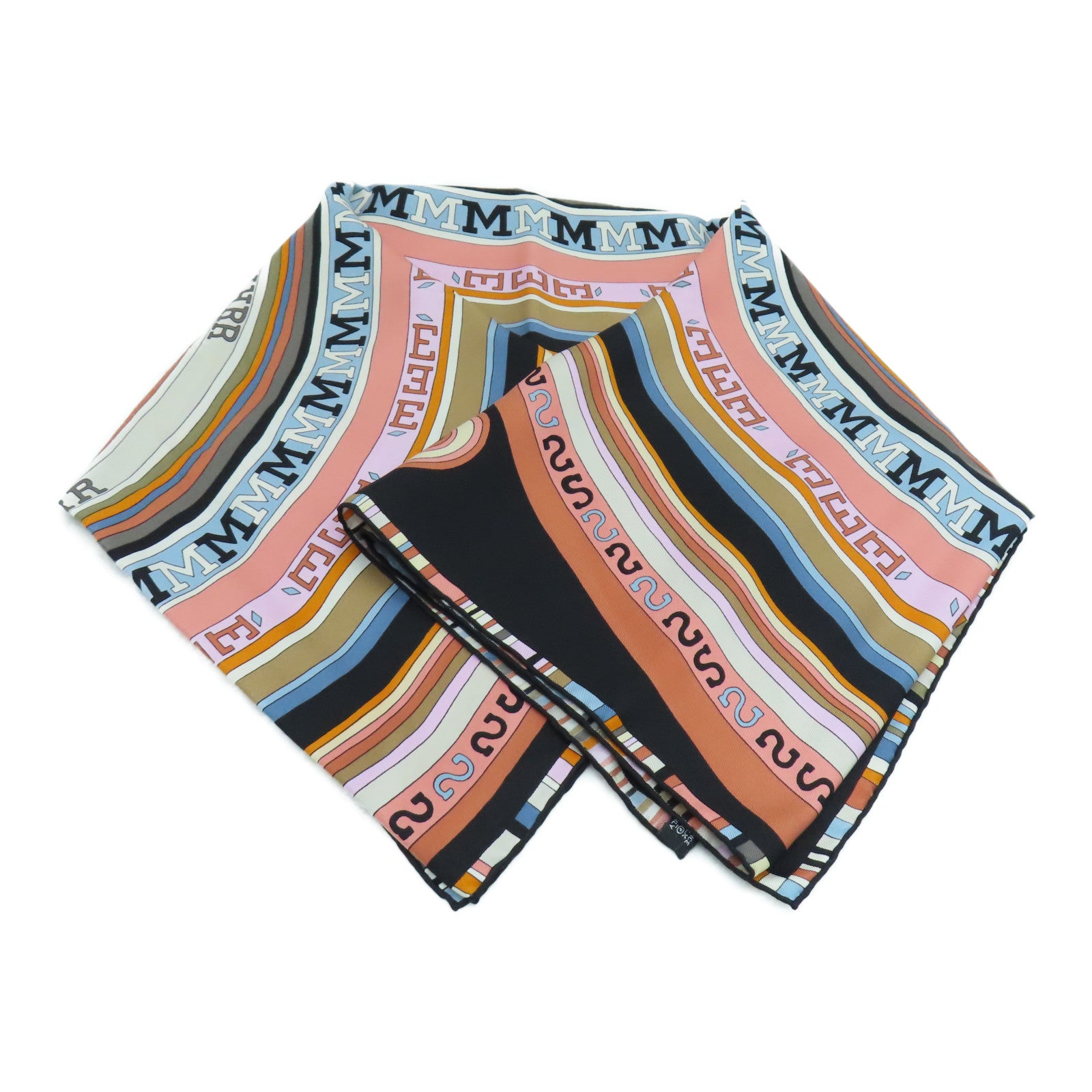 HERMES 丝质Scarf 90x90丝巾黑色