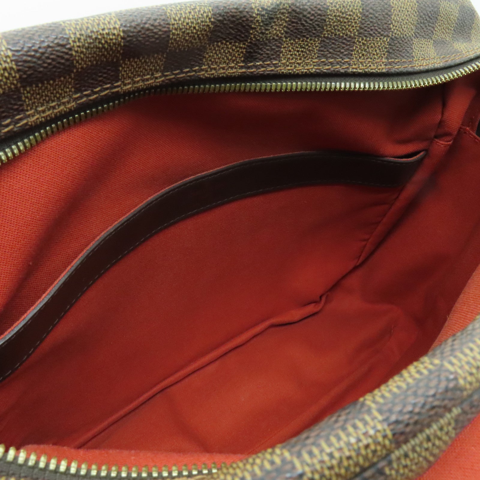 LOUIS VUITTON 【激減優惠】Damier Naviglio金扣肩背袋啡色