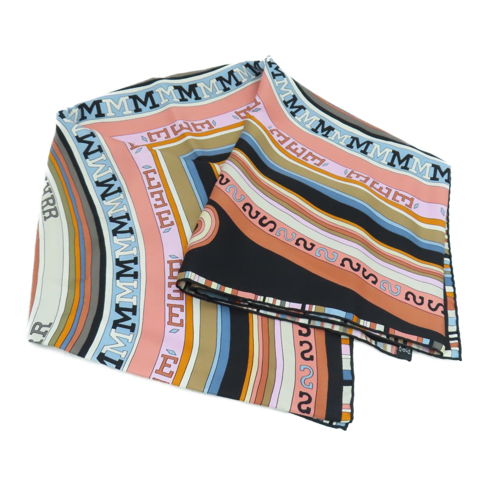 HERMES 丝质Scarf 90x90丝巾黑色