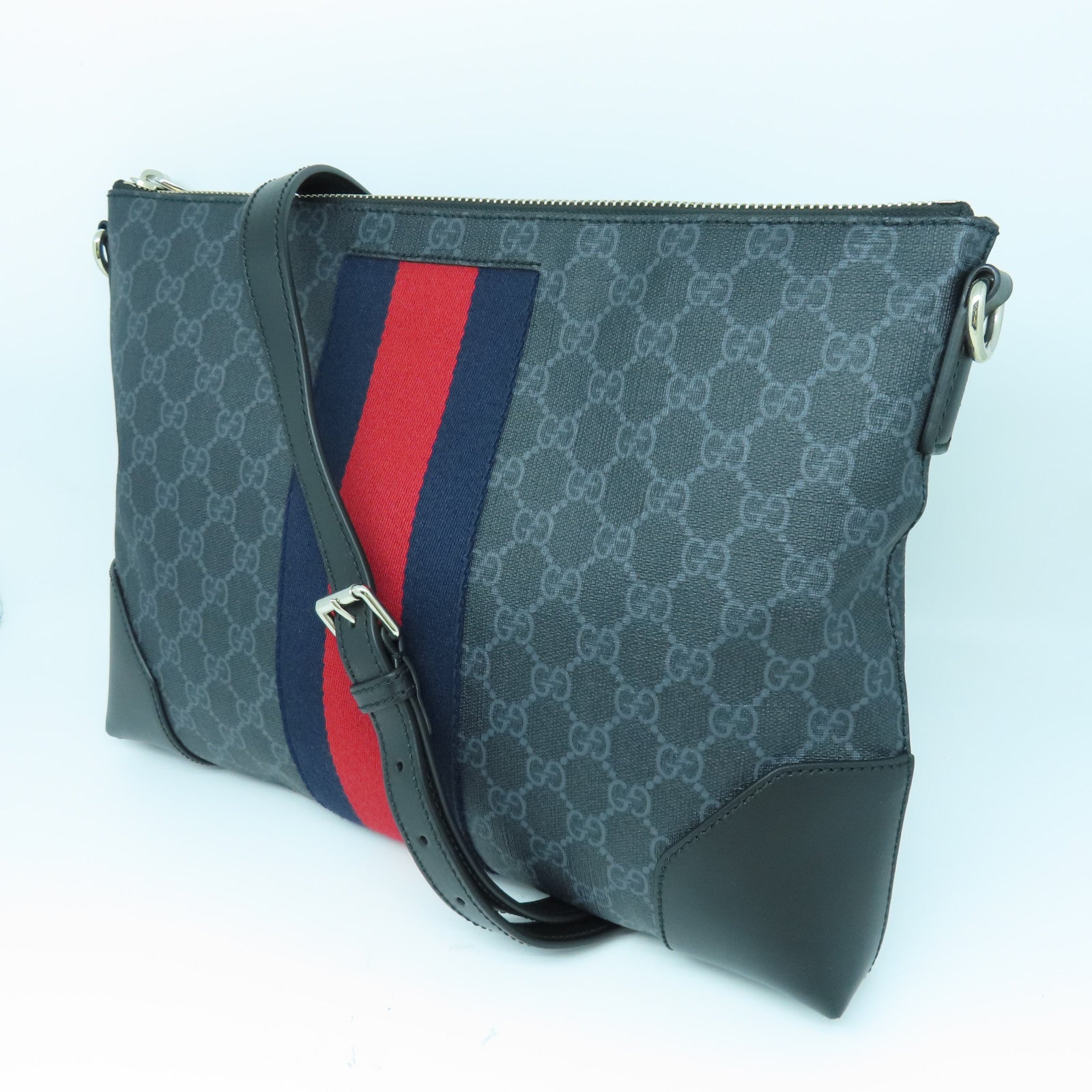 Crossbody Bags Gucci Laminated Leather Shoulder Bag GUCCI Coated