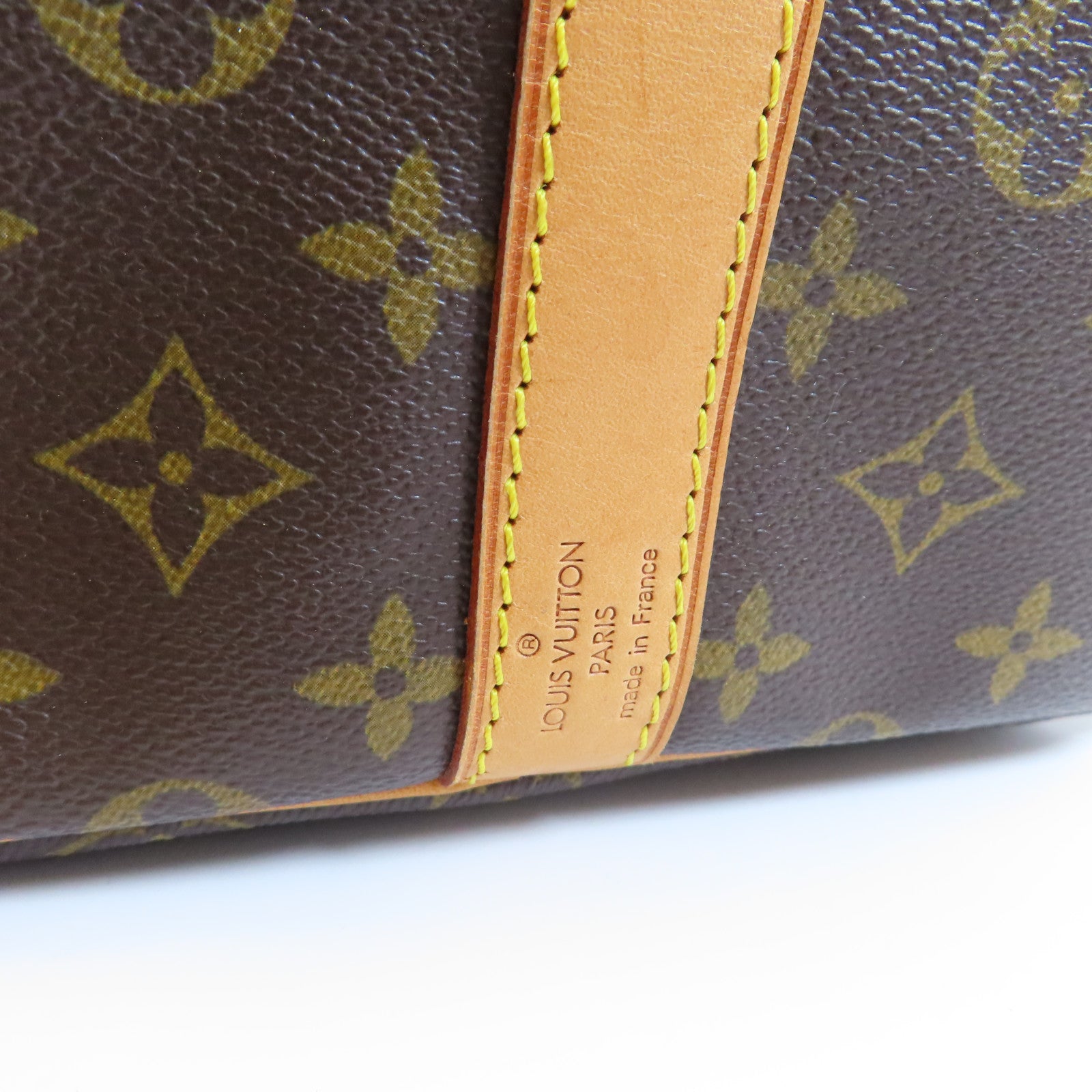 LOUIS VUITTON Monogram Keepall 55 Bandouliere金扣手挽肩背兩用袋啡色