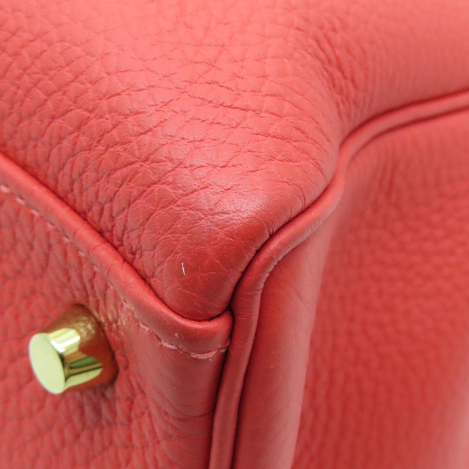 HERMES Togo皮革Kelly 40金扣Rose Jaipur粉红色