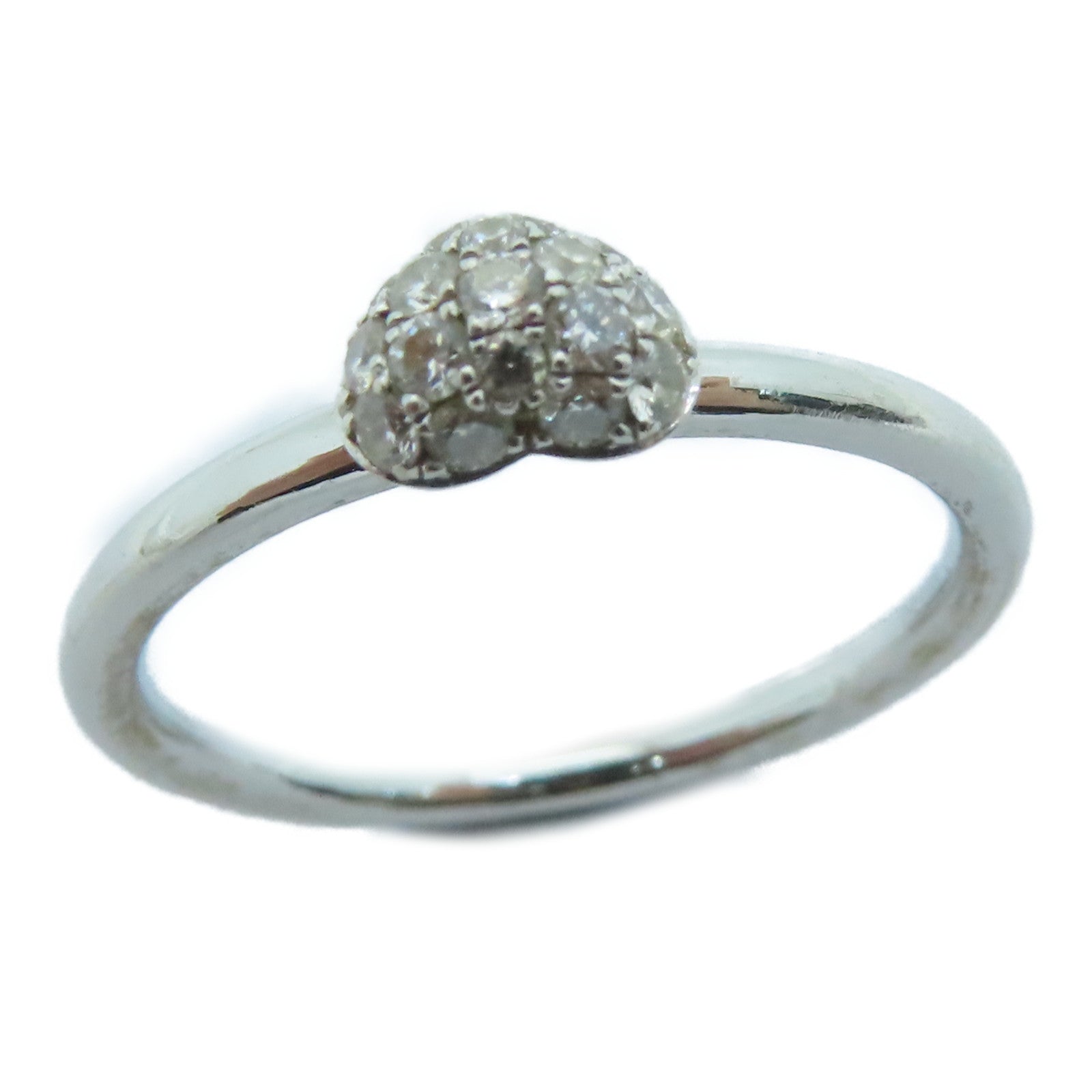 JEWELRY 18K白金Diamond Ring钻石戒指US#6.5