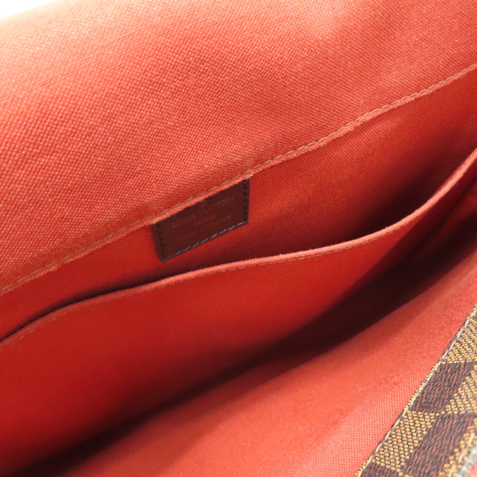 LOUIS VUITTON Damier Bastille金扣肩背袋啡色