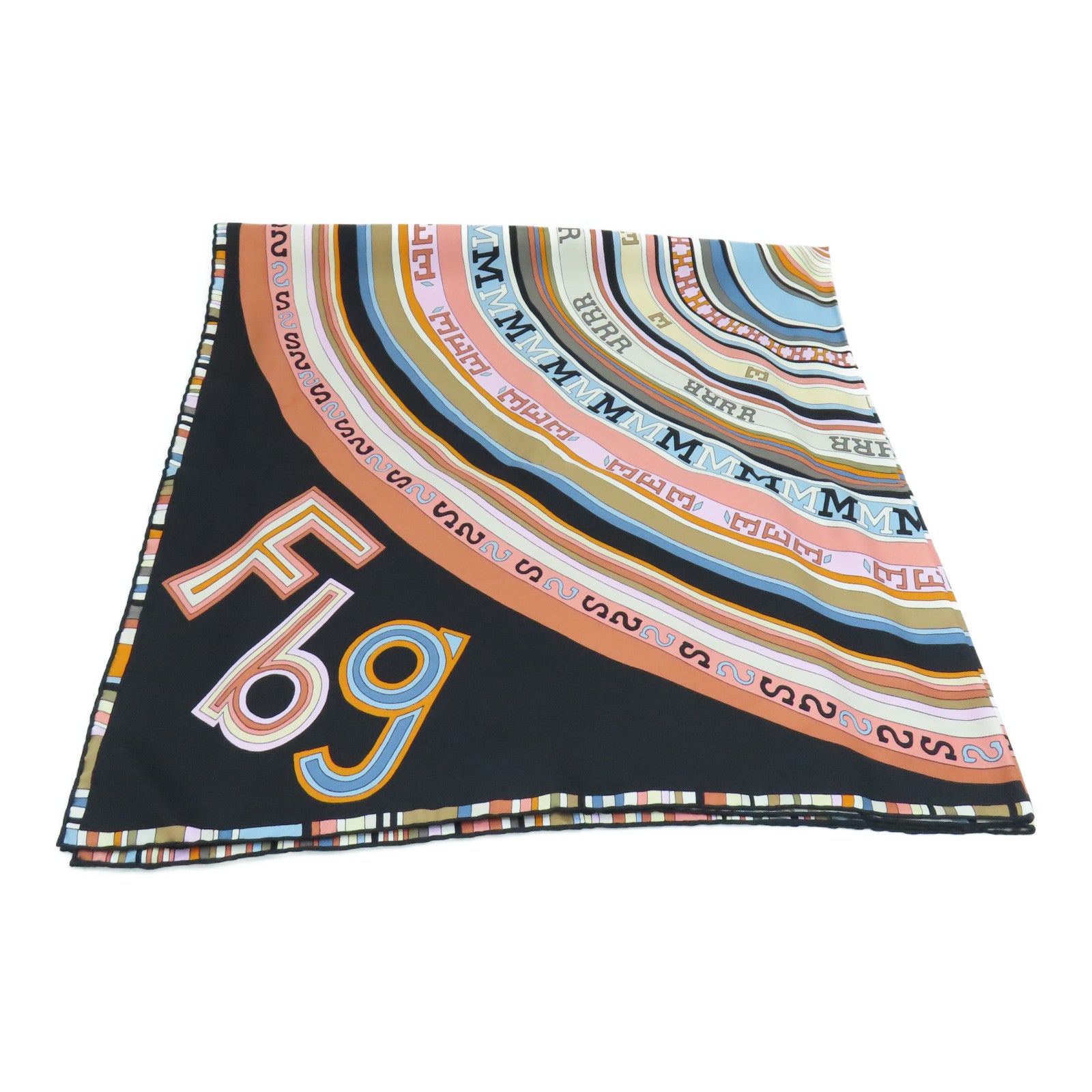 HERMES 丝质Scarf 90x90丝巾黑色
