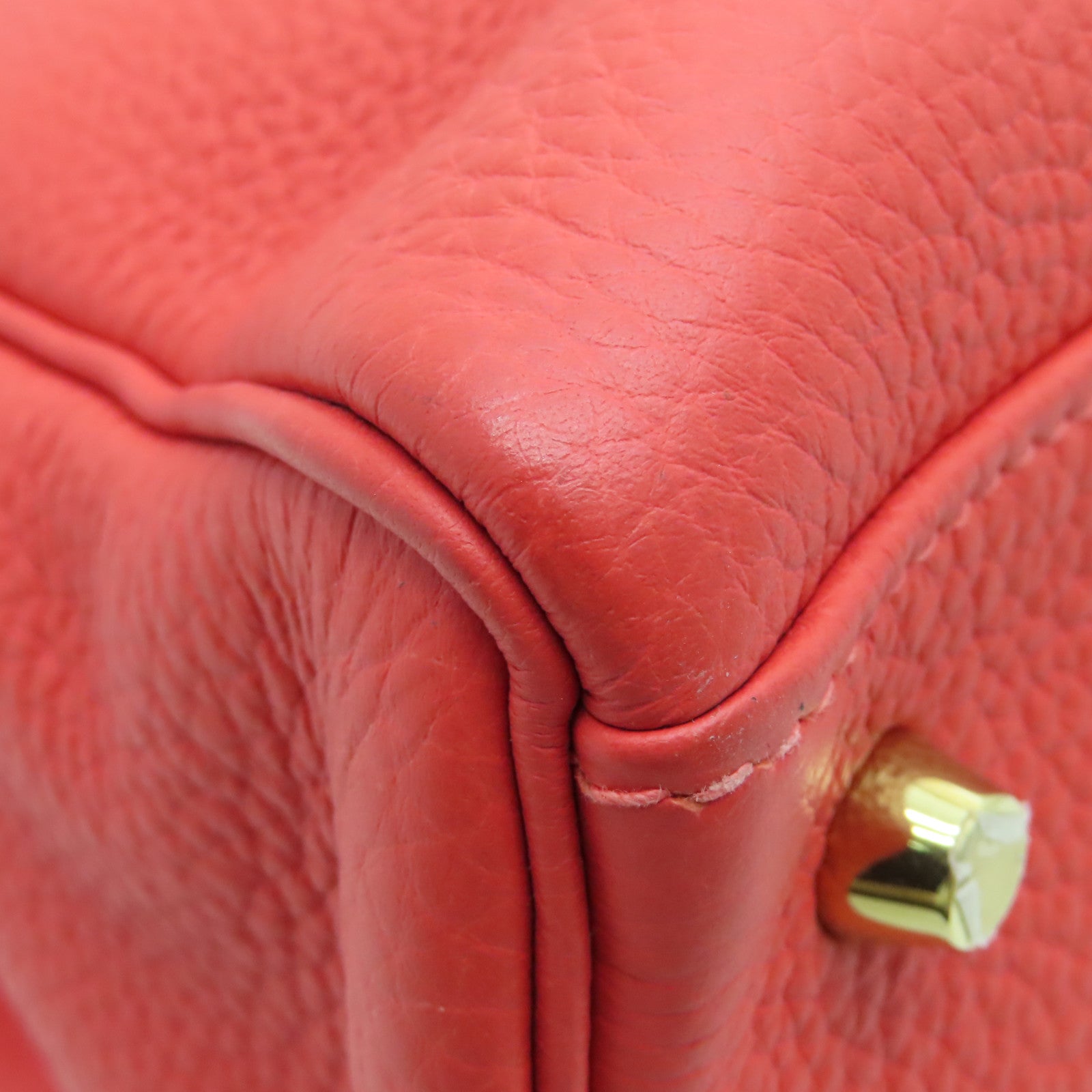 HERMES Togo皮革Kelly 40金扣Rose Jaipur粉红色