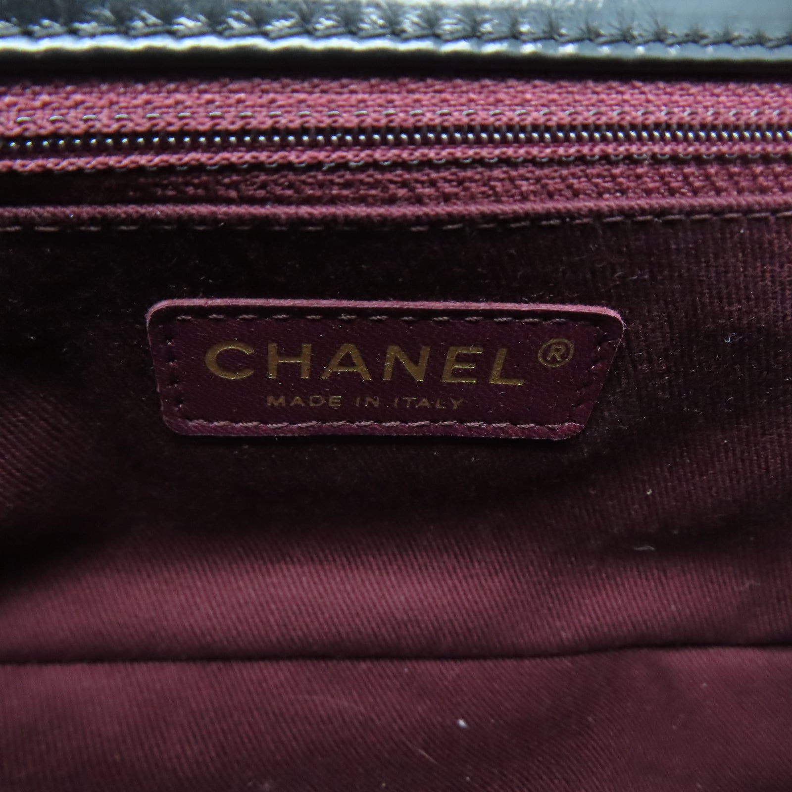CHANEL 【激減優惠】菱格牛皮皮革Chain Shoulder金扣鏈帶手挽肩背兩用袋黑色