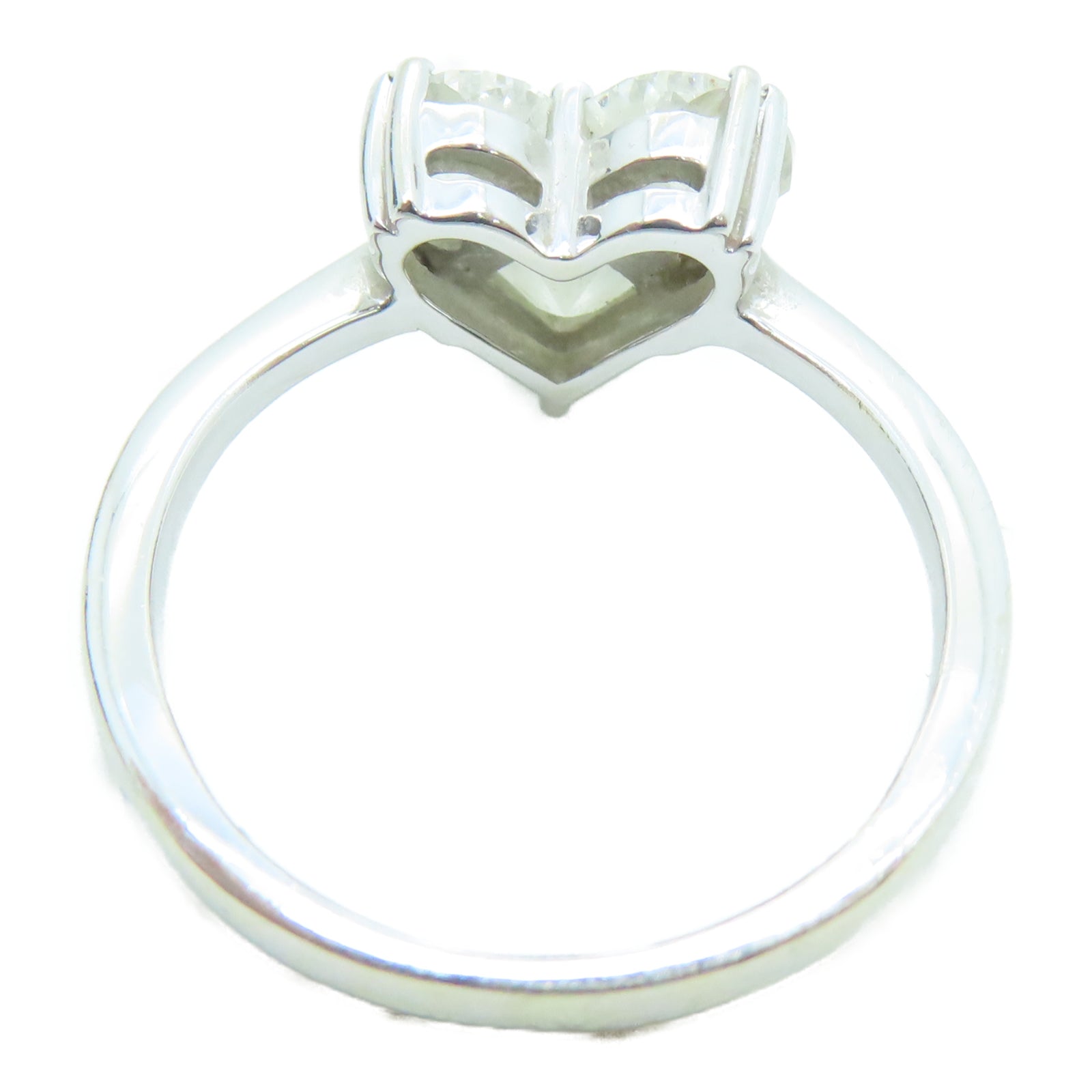 JEWELRY 18K白金Diamond Ring 0.76ct钻石戒指US#5.5