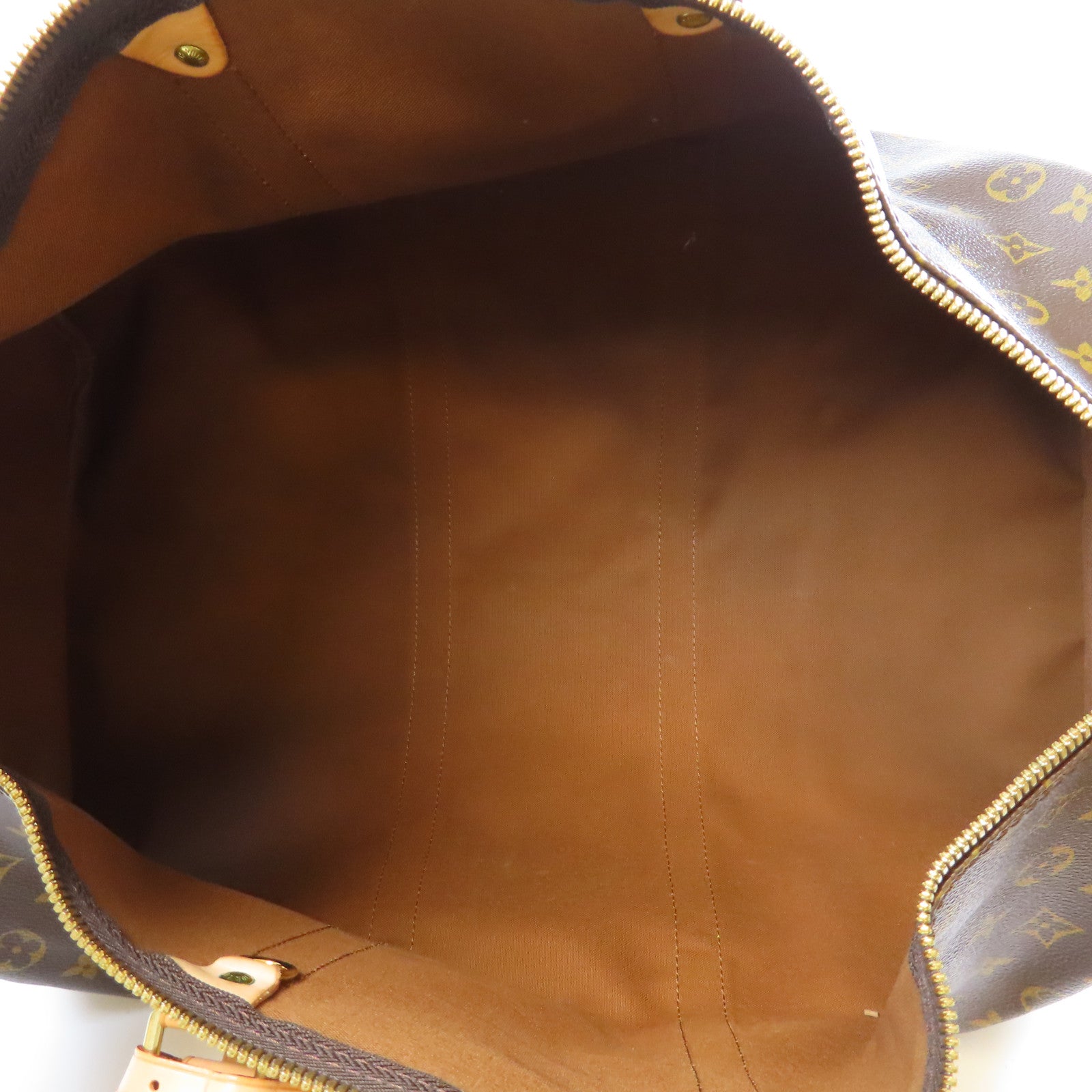 LOUIS VUITTON Monogram Keepall 55 Bandouliere金扣手挽肩背兩用袋啡色