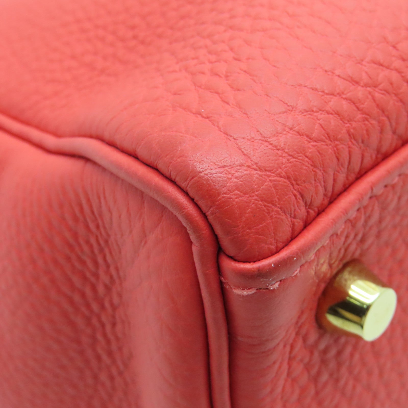 HERMES Togo皮革Kelly 40金扣Rose Jaipur粉红色