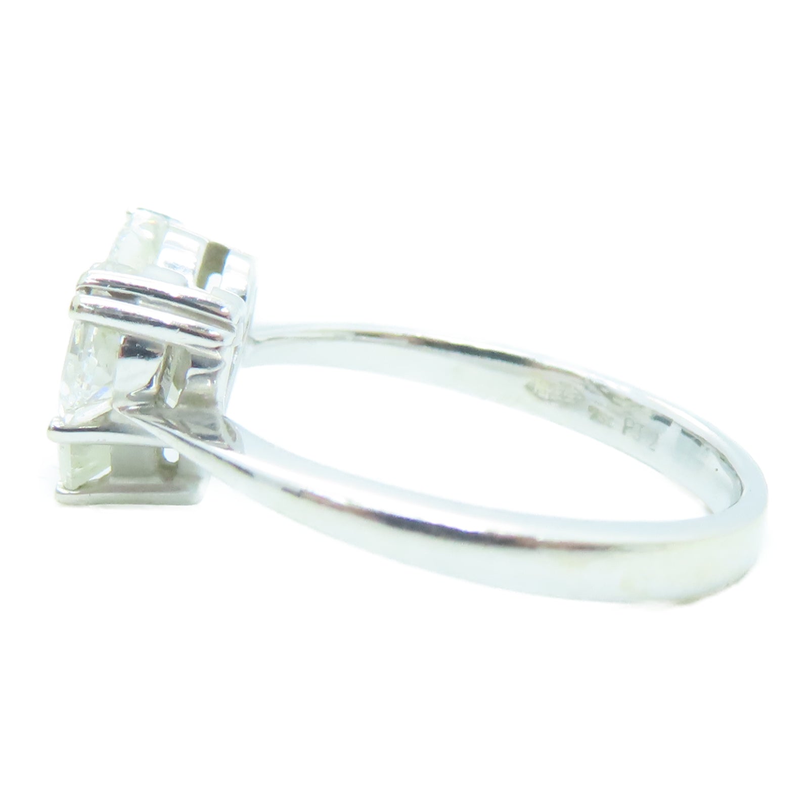 JEWELRY 18K白金Diamond Ring 0.76ct钻石戒指US#5.5